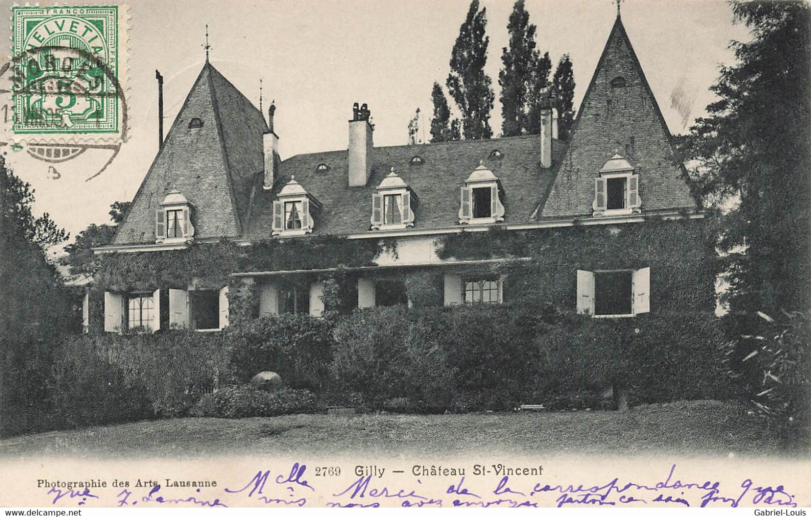 Gilly Château St-Vincent 1905 - Gilly