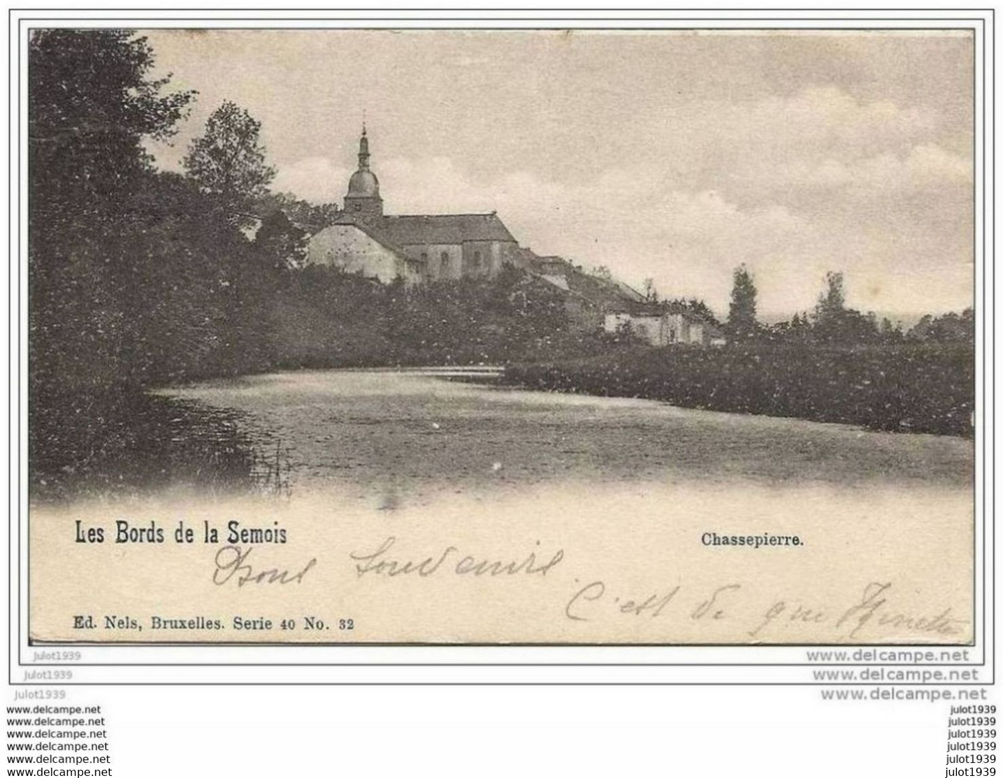 CHASSEPIERRE ..--  Nels 40 , N° 32 . 1900 Vers SARRECK , BERTHELMINGEN , Lorraine Annexée !! . Voir Verso . - Florenville