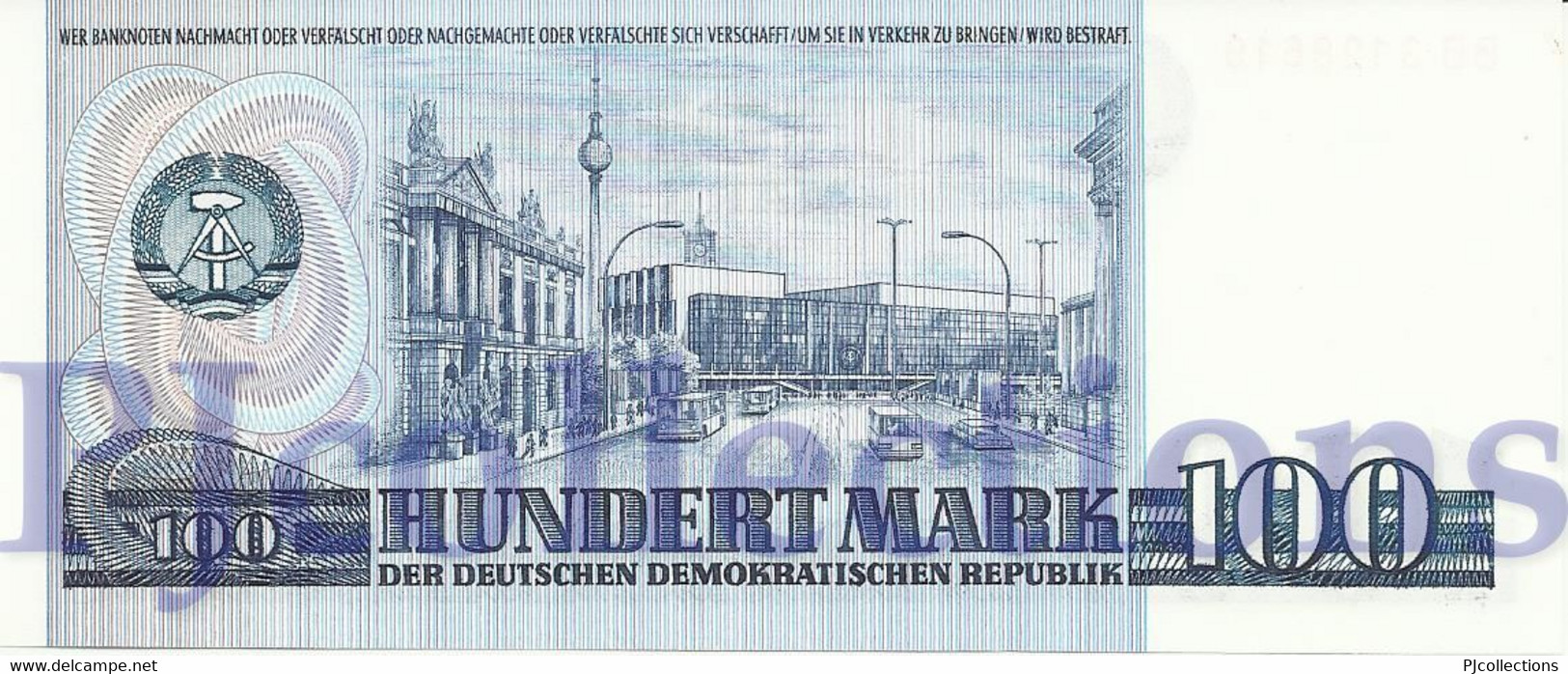 GERMANY DEMOCRATIC REPUBLIC 100 MARK 1975 PICK 31a UNC - 100 Mark