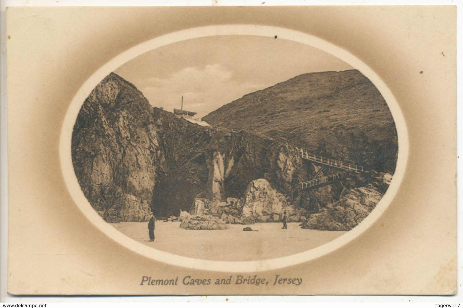 Plemont Caves And Bridge, Jersey, 1911 Postcard - St. Helier