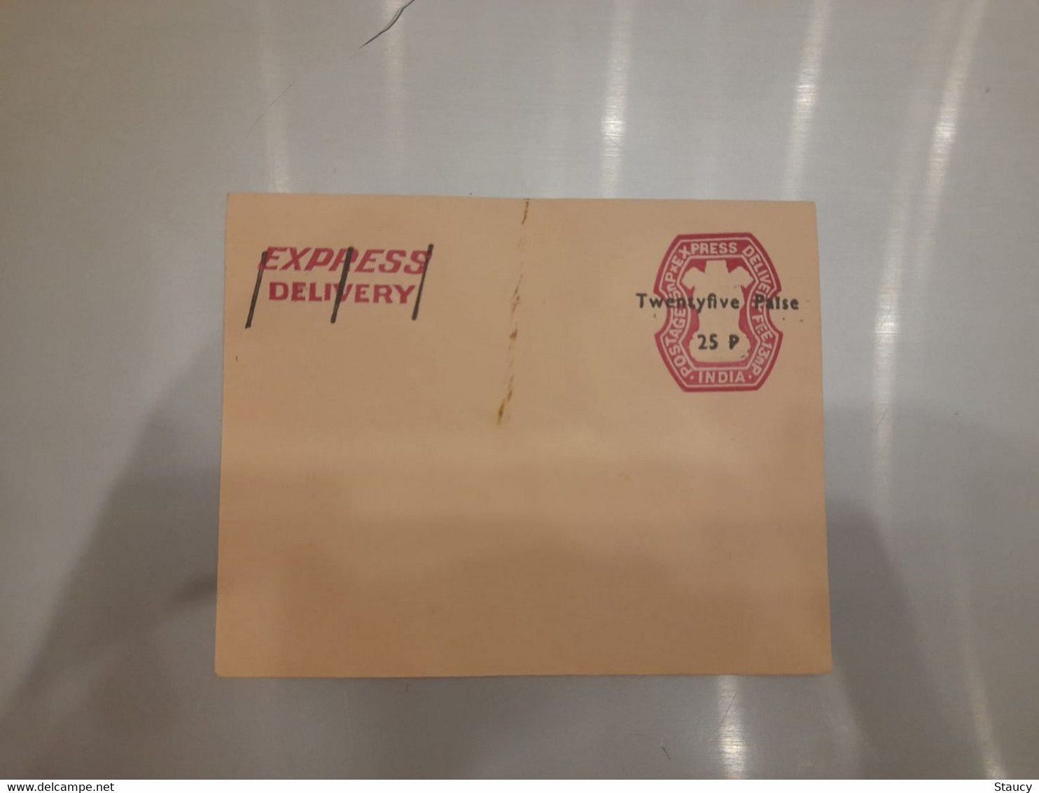 India Express Delivery Envelope With Overprint MINT - Non Classés