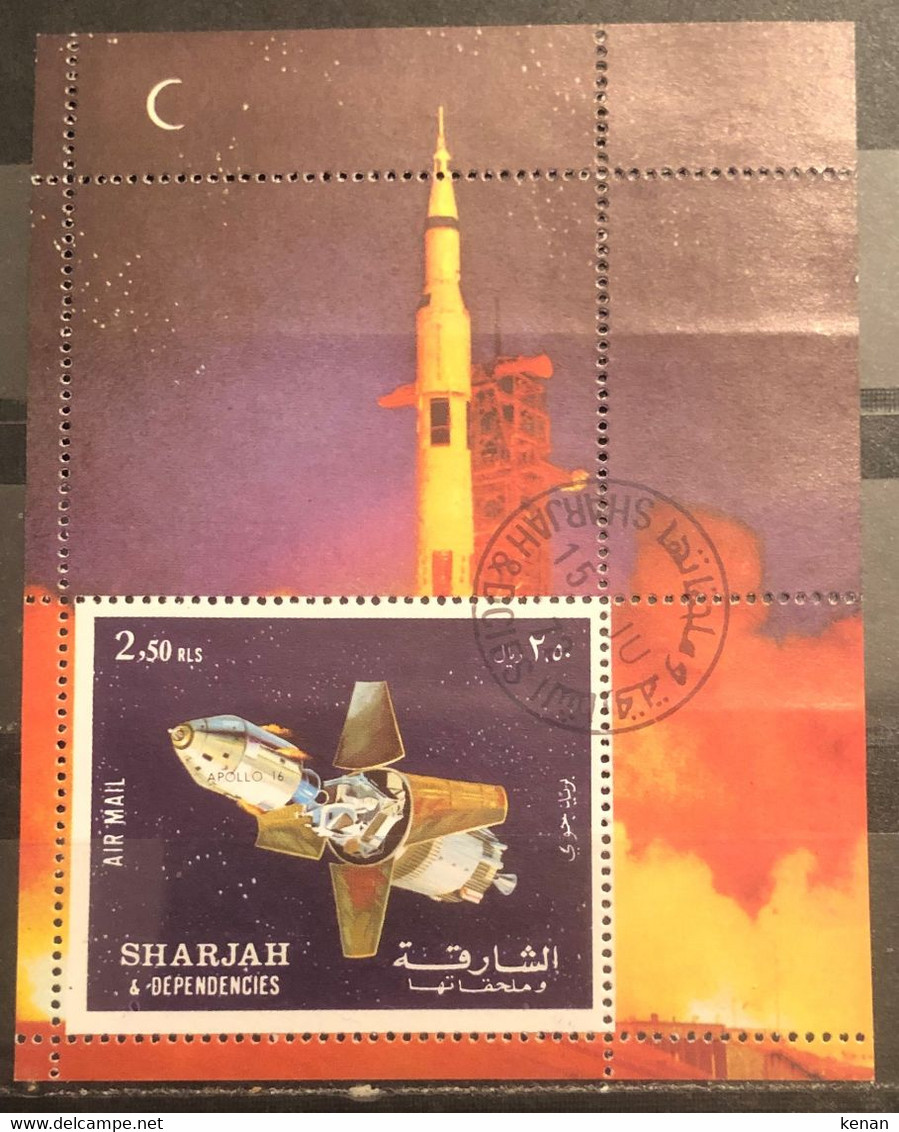 Sharjah, 1972, Mi: Block 112A (Cancell) - Sharjah