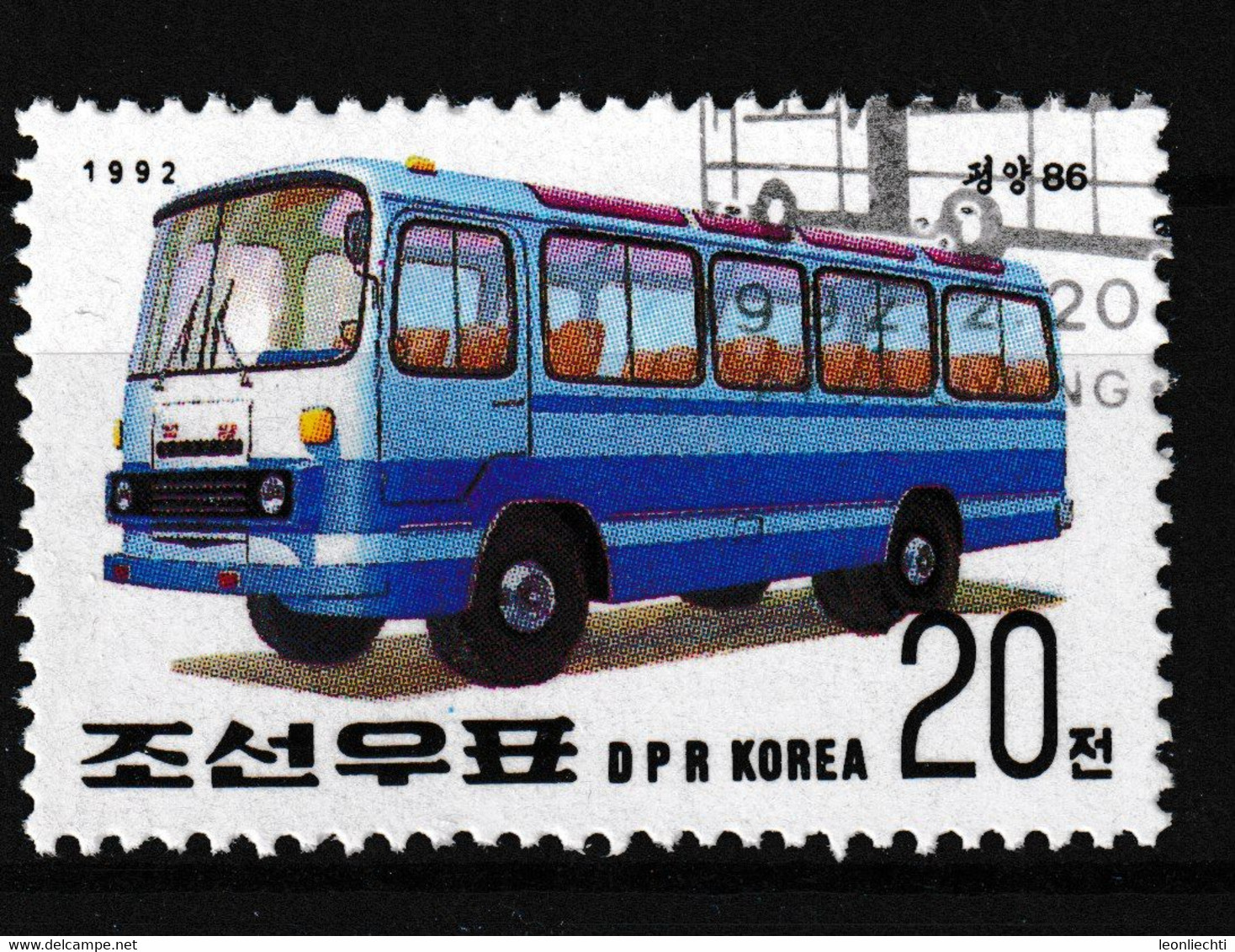 1992Nord Korea, Mi: 3271°, Autobus - Bus