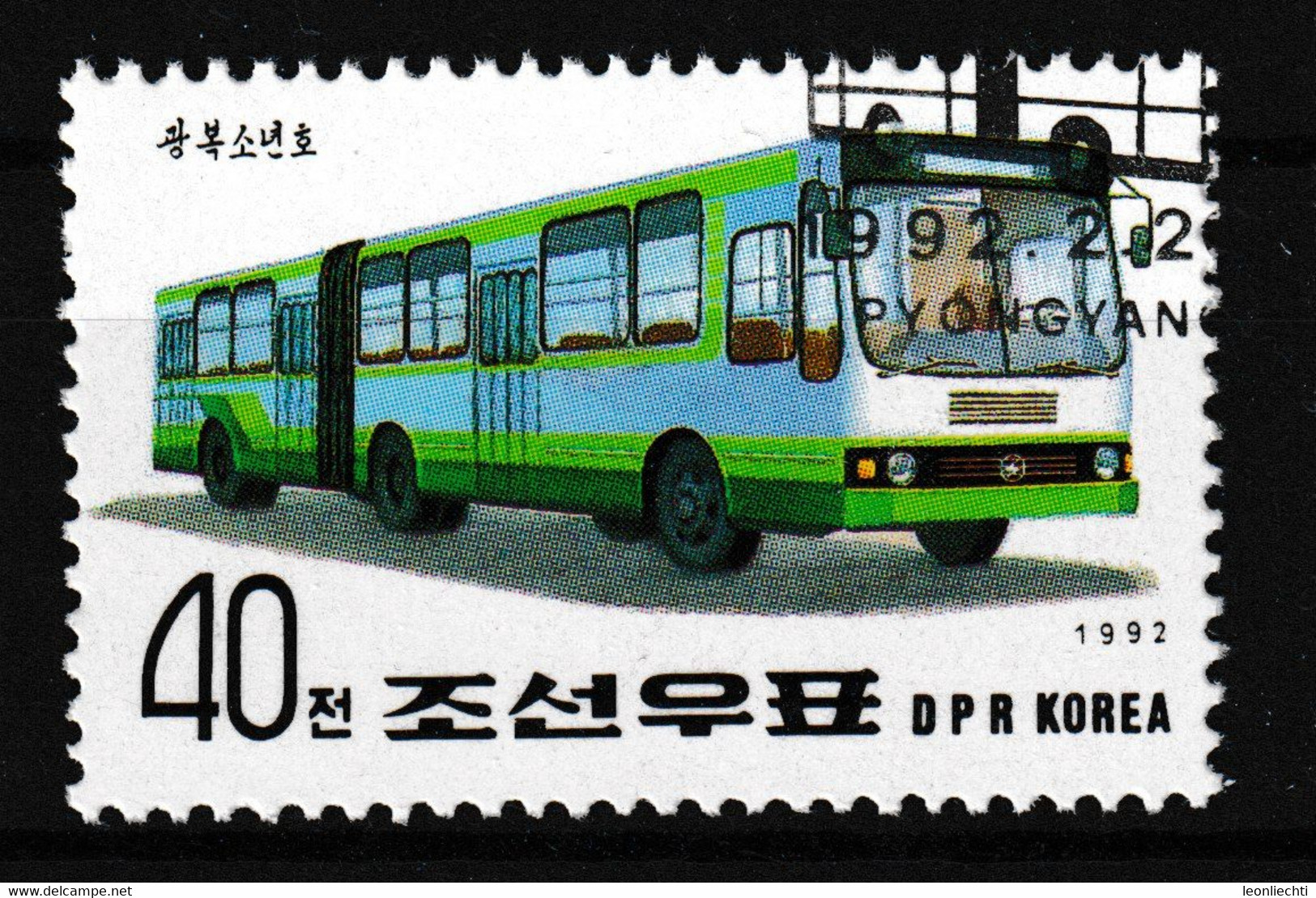 1992 Nord Korea, Mi: 3273°, Autobus - Bus