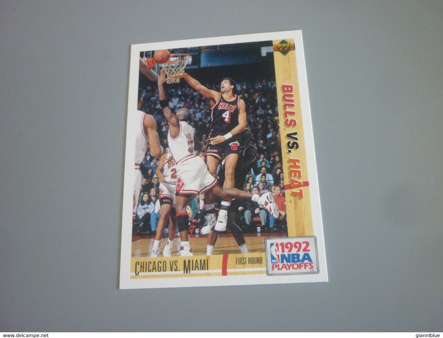 Rony Seikaly Maiami Heat Lebanon Basketball Upper Deck 1992 Italian Edition Trading Card #158 - 1990-1999