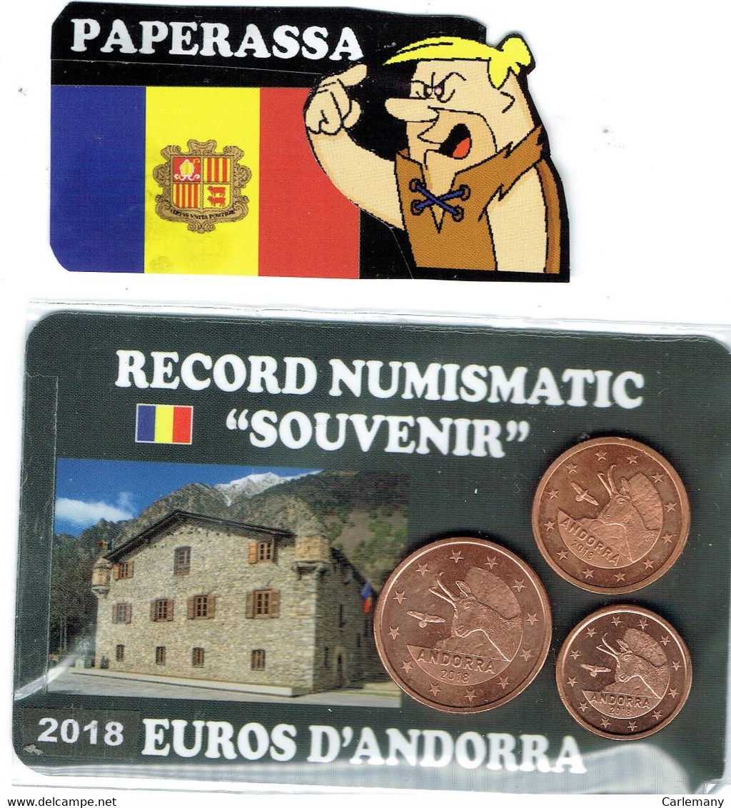 EURO ANDORRA 2018   0.05-0,02-0.01 - Andorra