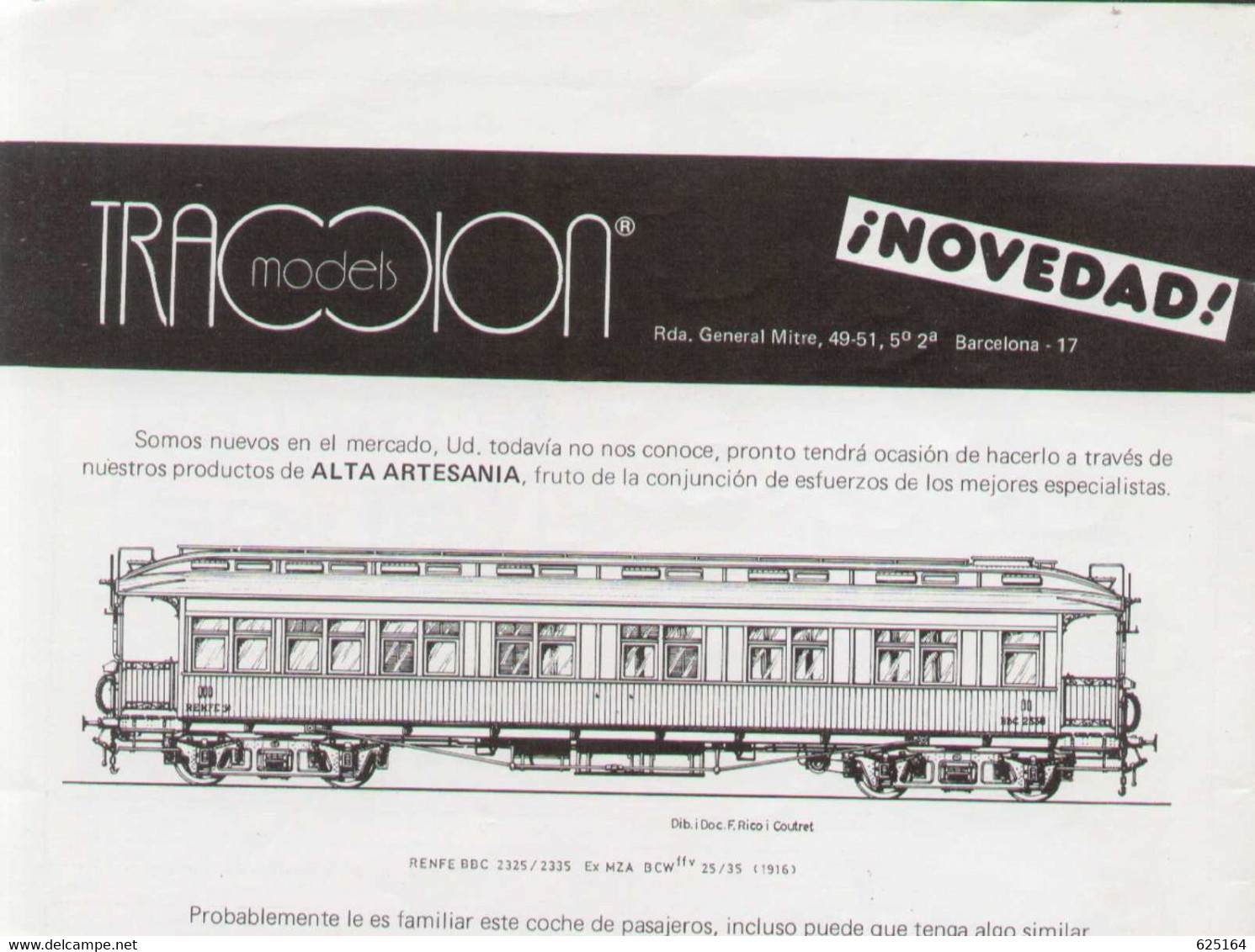 Page De Publicité TRACCION MODDELS 1981 Novedad !  - En Espagnol - Non Classés