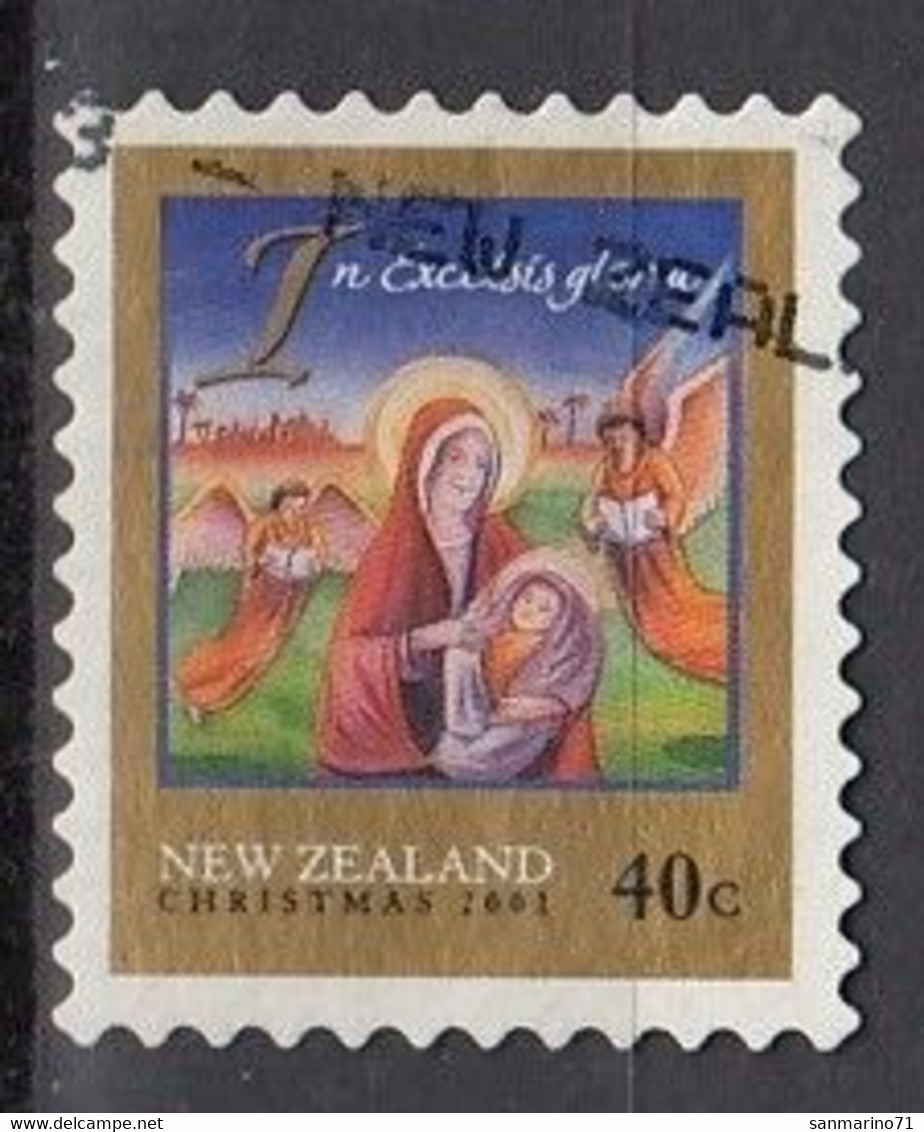 NEW ZEALAND 1942,used,falc Hinged,Christmas 2001 - Gebruikt