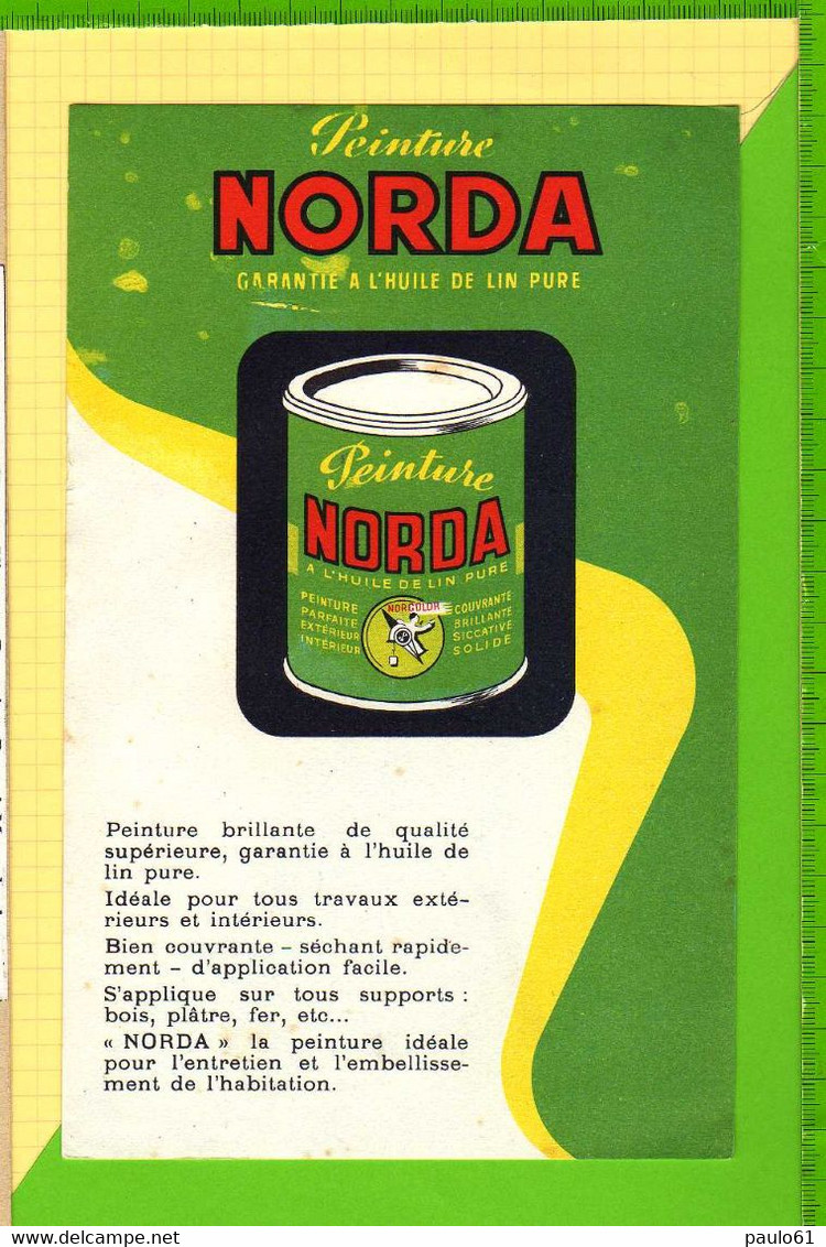 BUVARD & BLOTTER & Peinture NORDA A L'huile De Lin - Verf & Lak