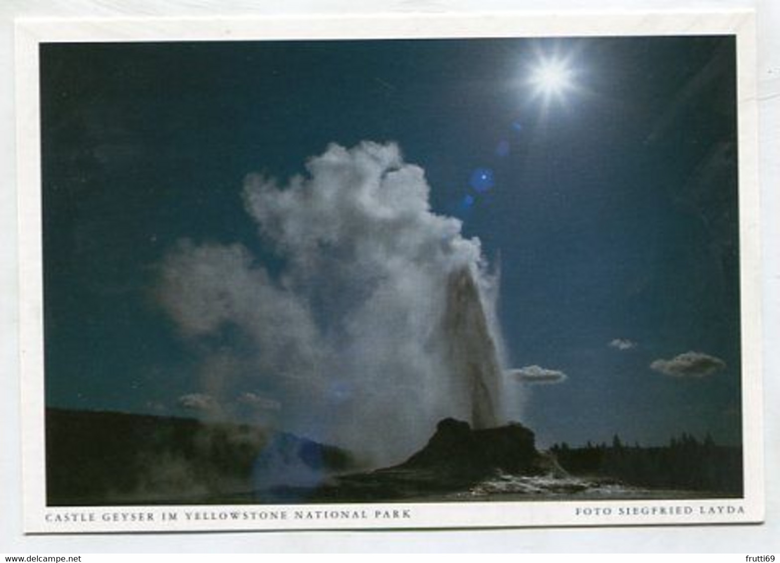 AK 072463 USA - Wyoming - Castle Geysir Im Yellowstone National Park - Yellowstone