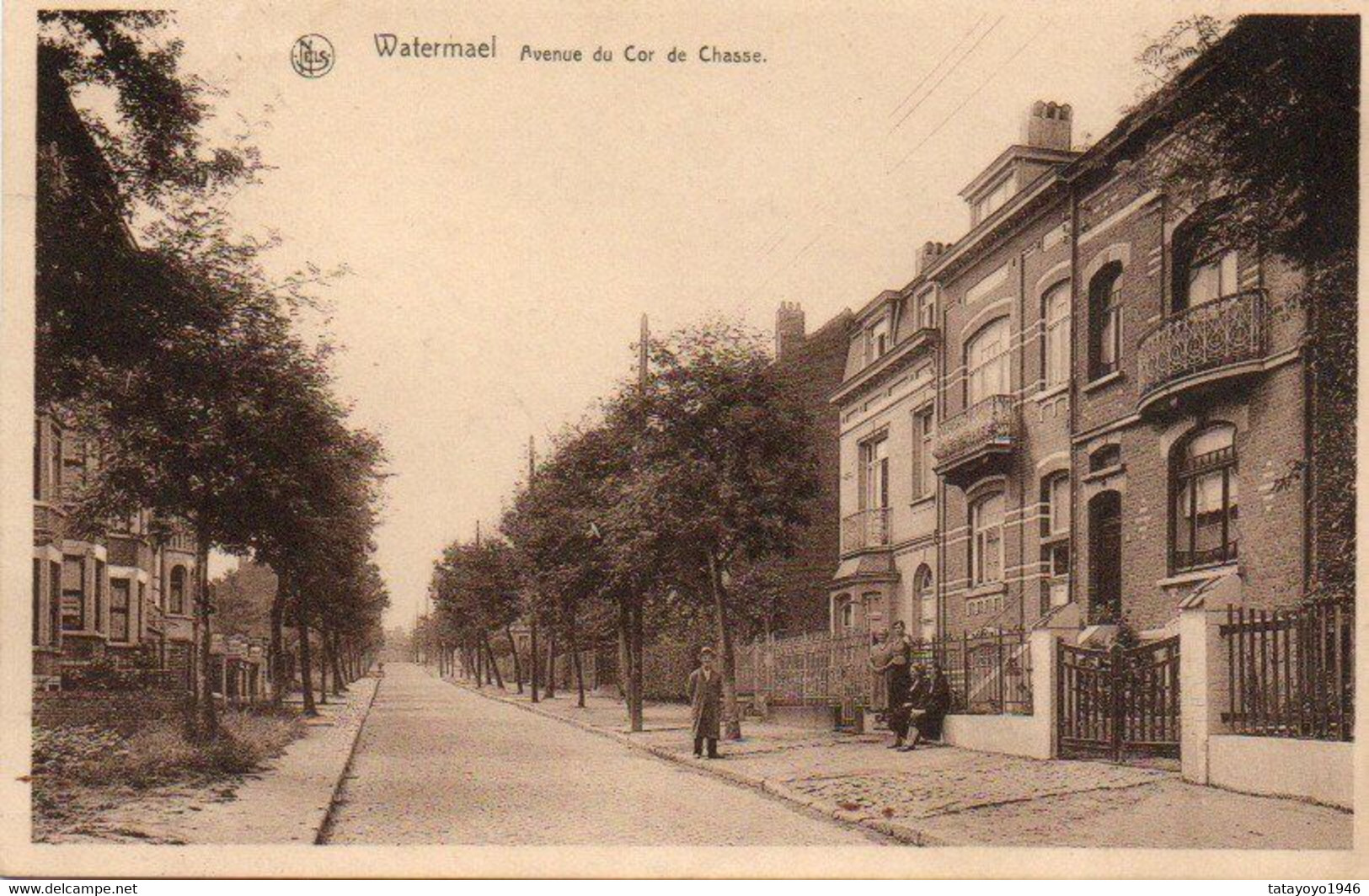 Watermael  Avenue Du Cor De Chasse Animée Voyagé En 19???? - Watermaal-Bosvoorde - Watermael-Boitsfort