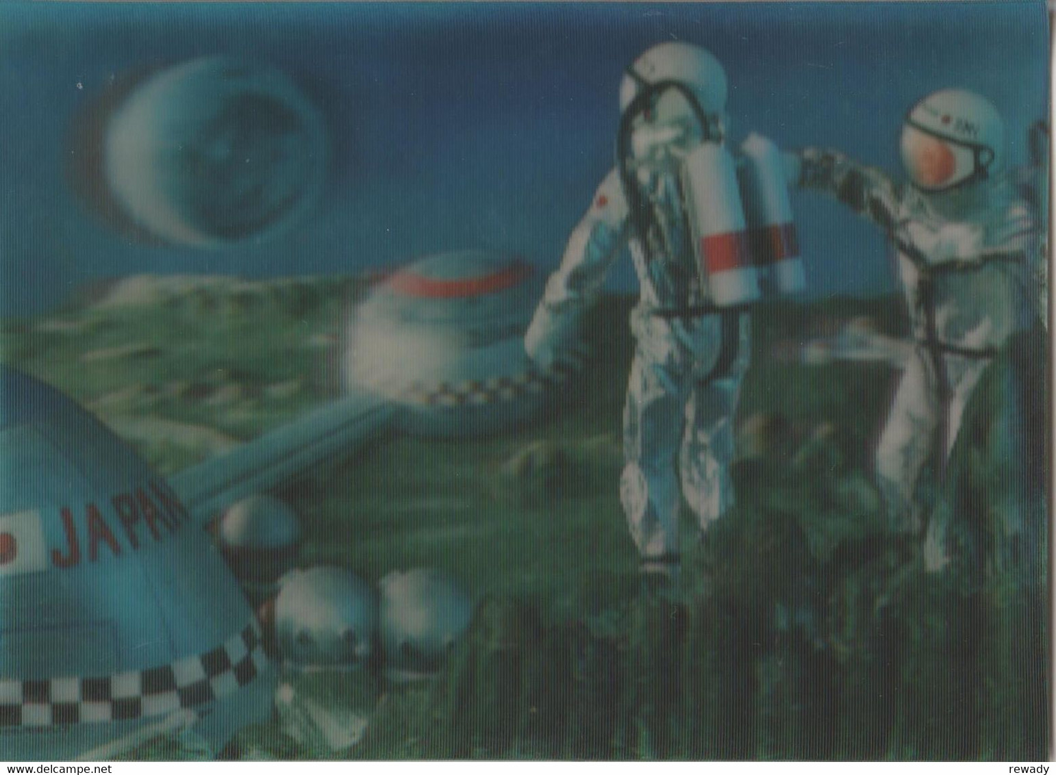 Japan / Cosmonauts / Moon - 3D / Stereoscopique - Cartes Stéréoscopiques