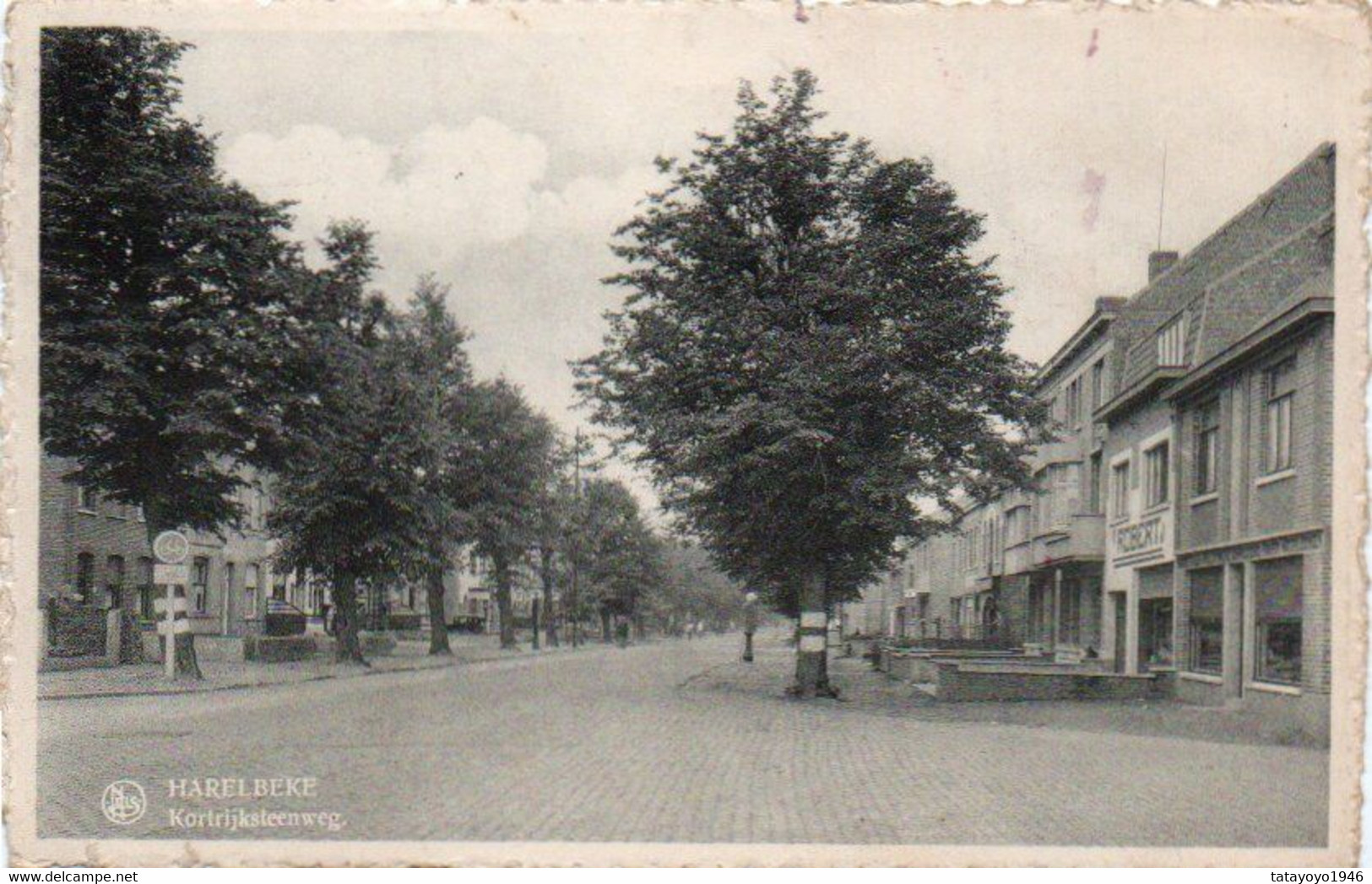 Harelbeke  Konijksteenweg Carte Festonnée Voyagé En 1955 - Harelbeke