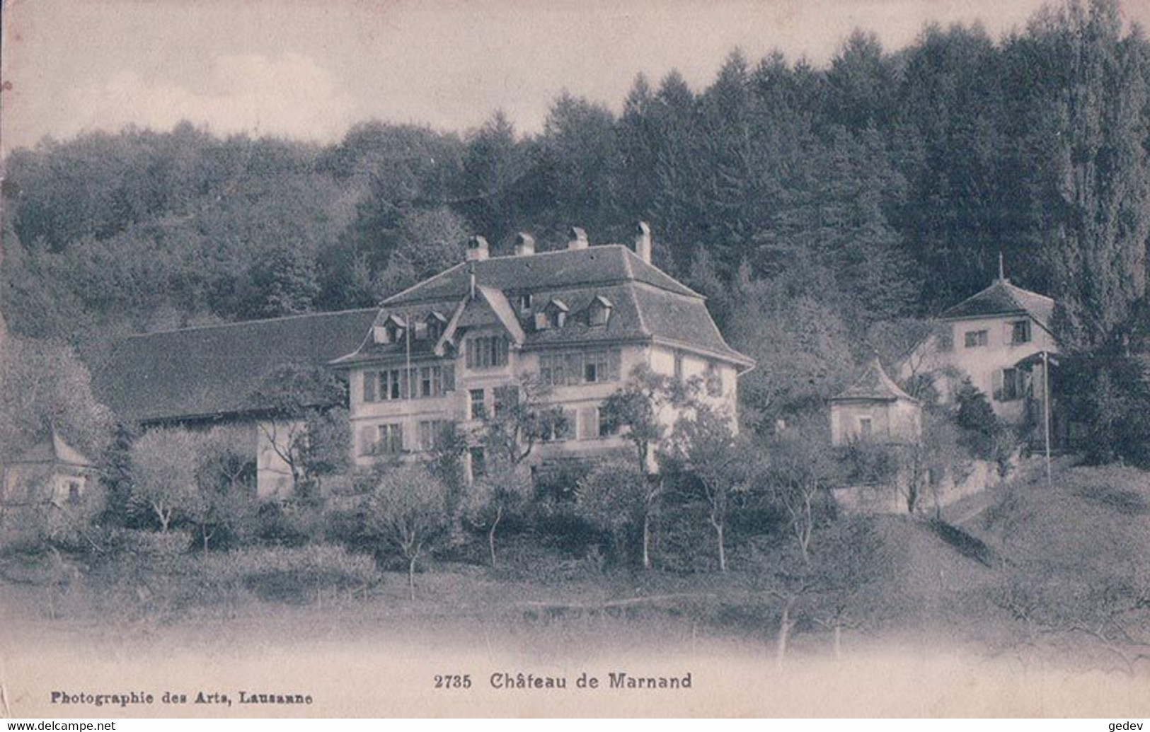 Granges-Marnand VD, Château De Marnand (2735) - Marnand