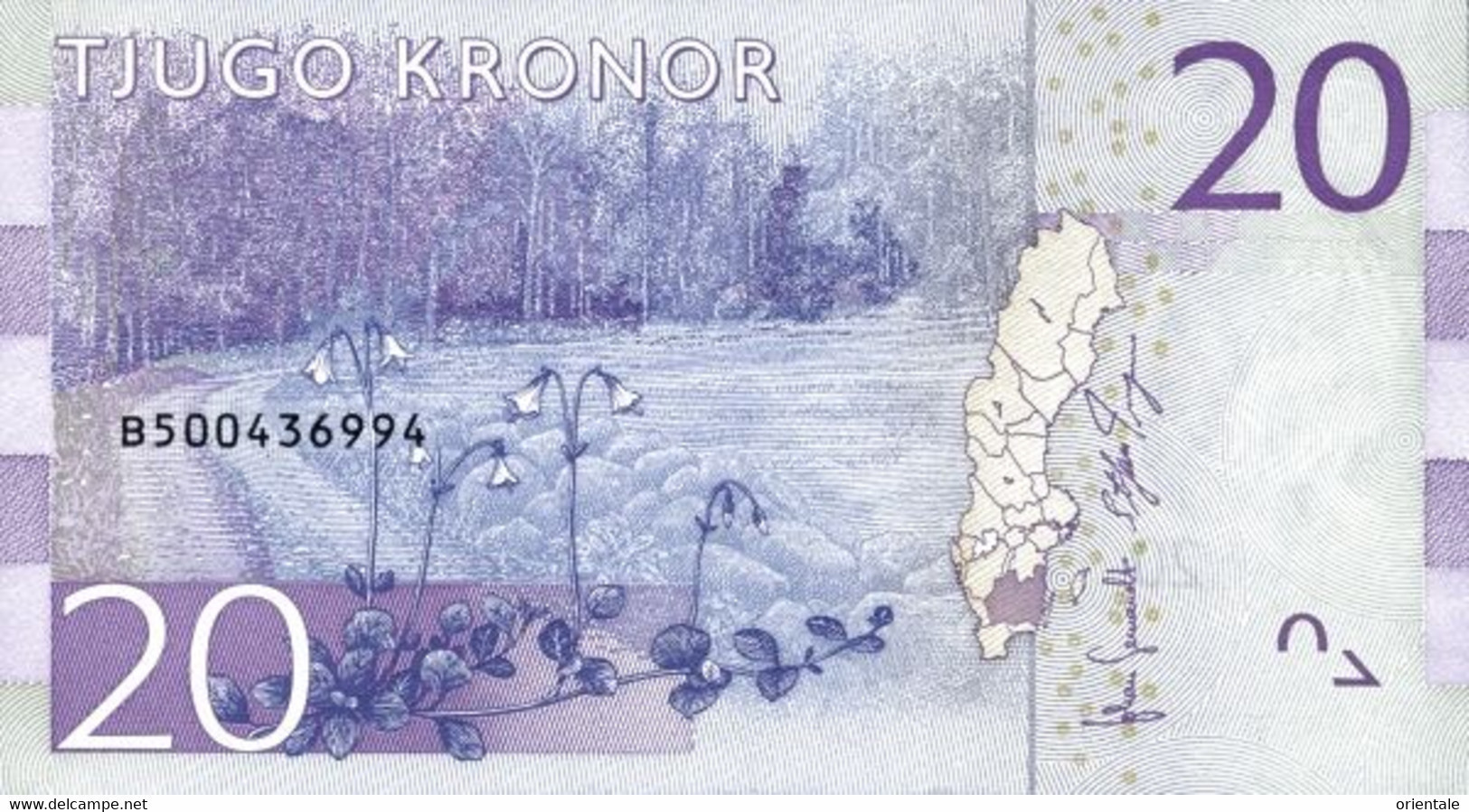 SWEDEN P. 69a 20 K 2015 UNC - Sweden