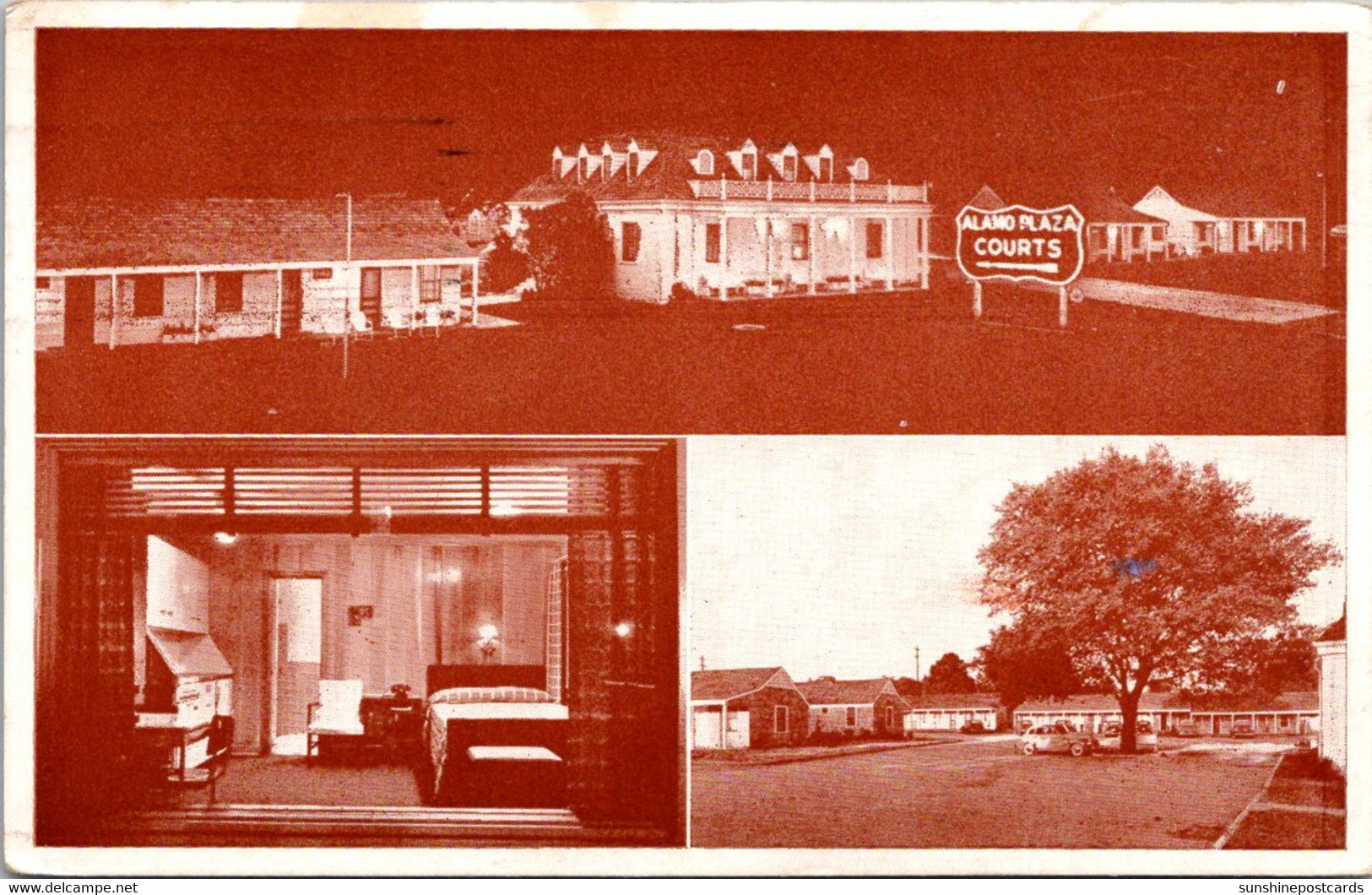 Tennessee Nashville Alamo Plaza Hotel Courts 1941 - Nashville