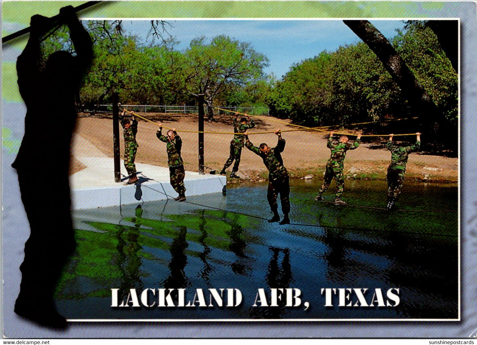 Texas San Antonio Lackland Air Force Base Recruits Facing Physical Challenge - San Antonio