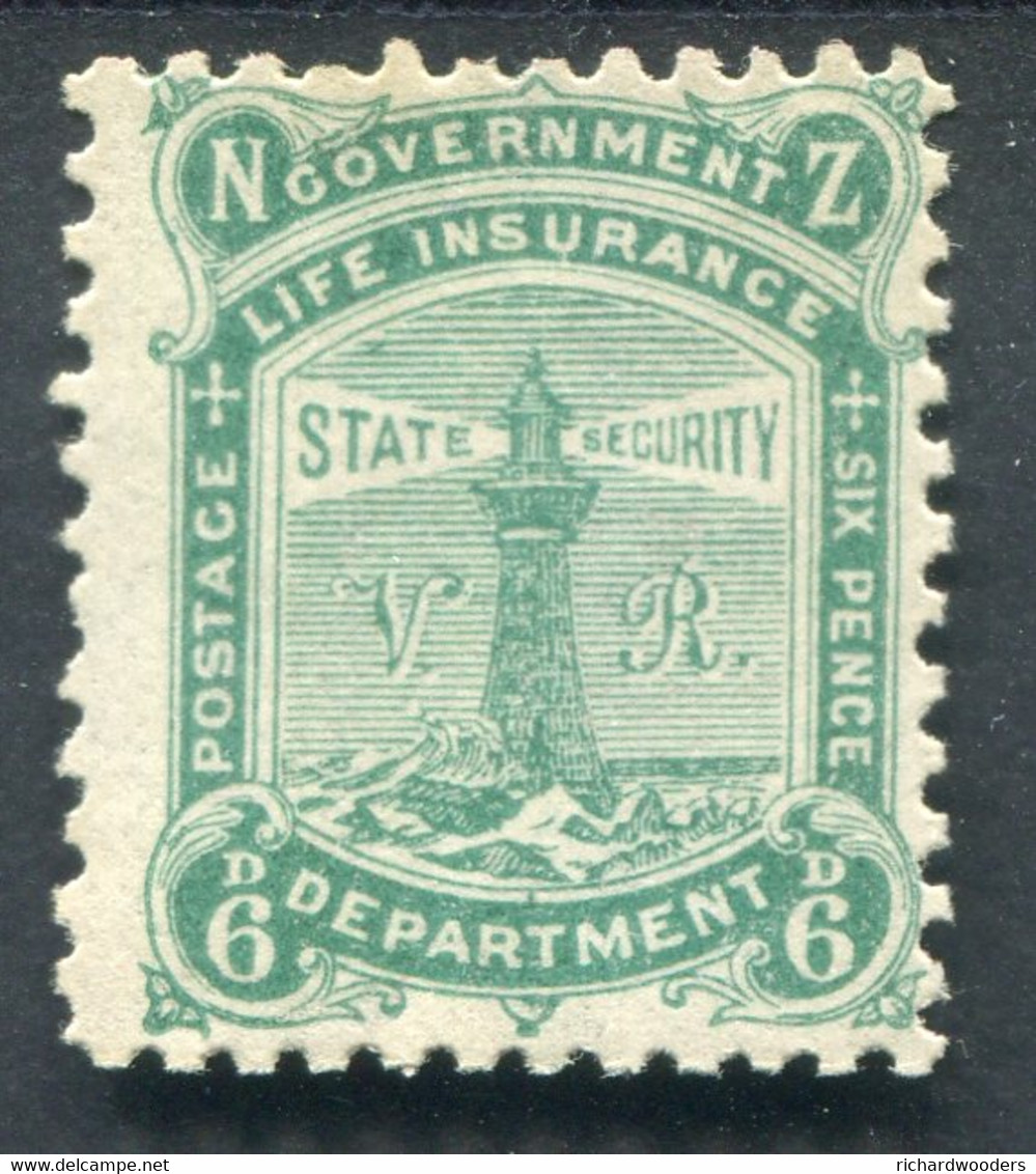 Life Insurance - 1891 VR - Stamps - Service