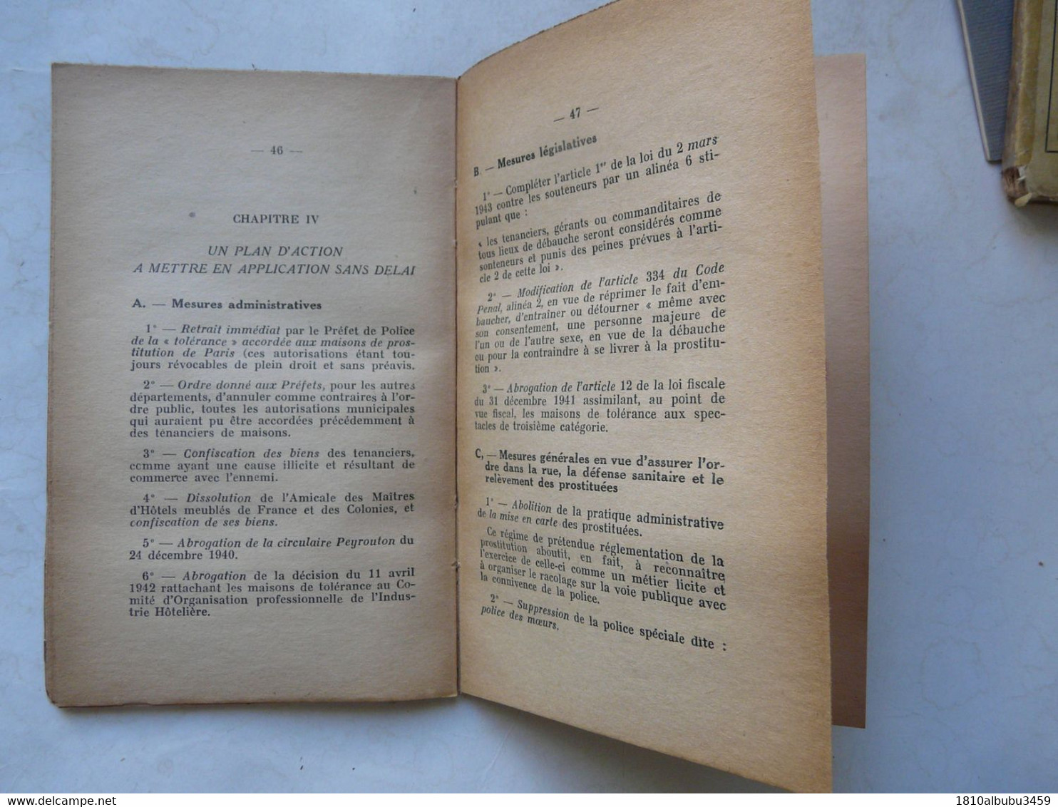 LES MAISONS PUBLIQUES - Paul GEMAEHLING Et Daniel PARKER : Souteneurs Et Tenanciers - Exploitation De La Femme - Soziologie