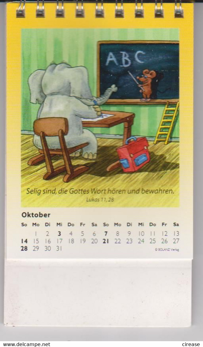 CALENDAR CALENDARS FUNNY 2012 11,5cm X 8cm