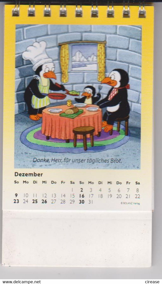 CALENDAR CALENDARS FUNNY 2012 11,5cm X 8cm