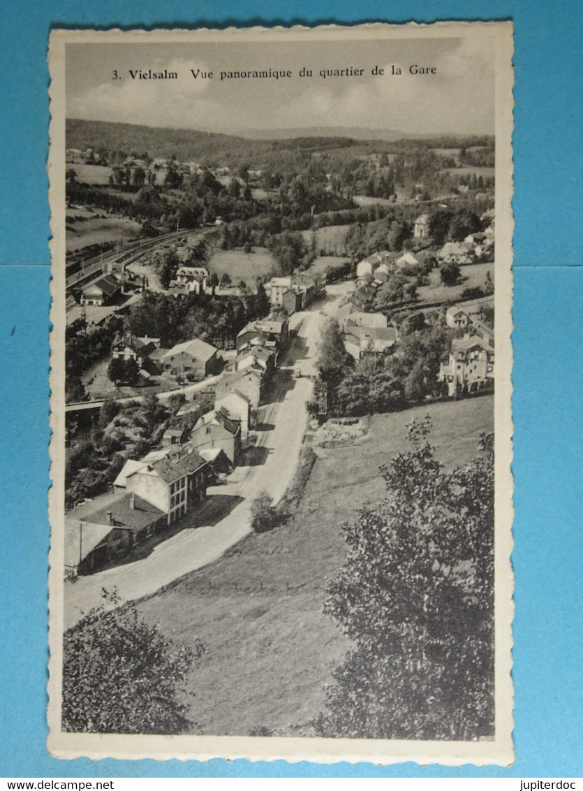 Vielsalm Vue Panoramique Du Quartier De La Gare - Vielsalm