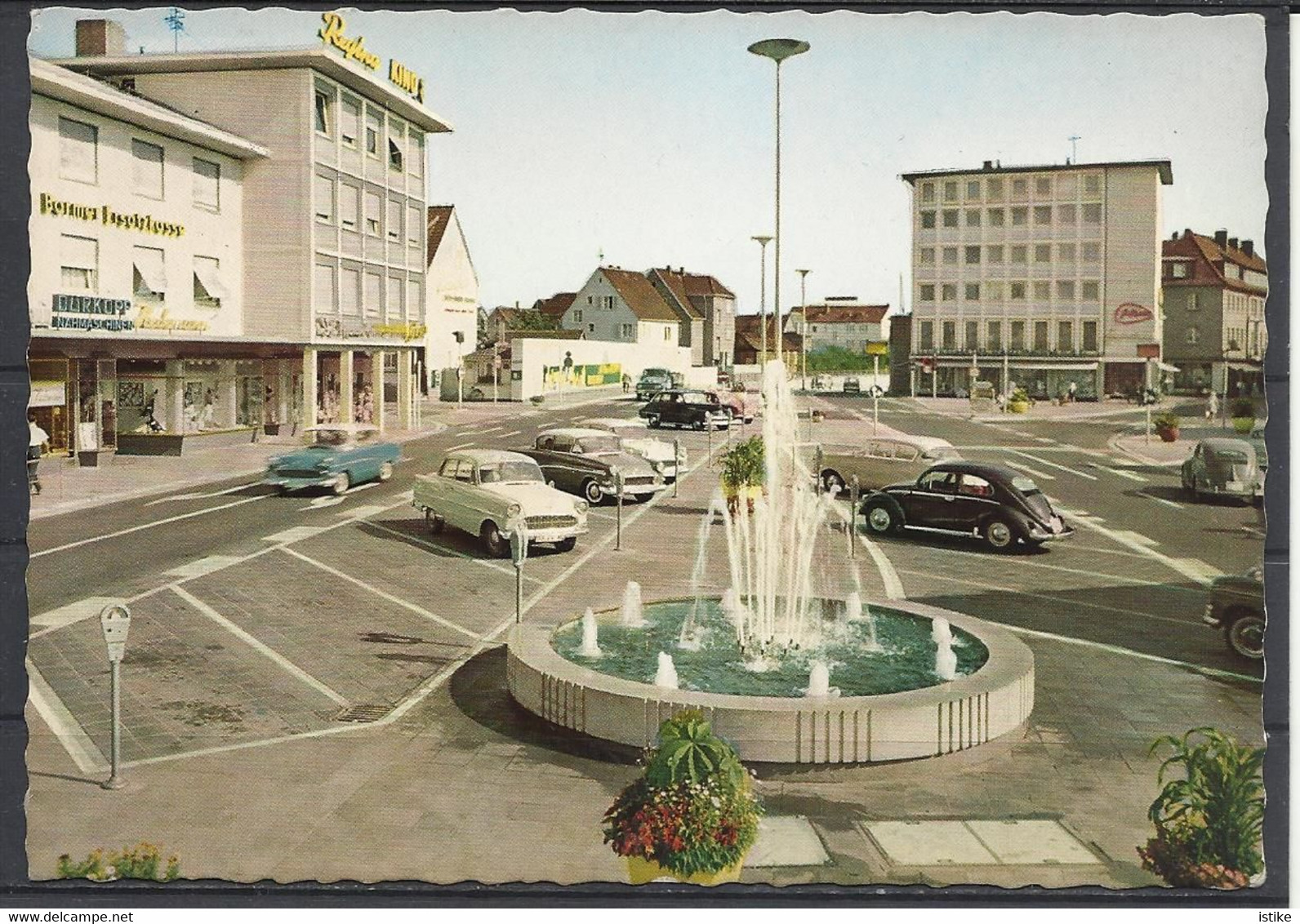 Germany, Rüsselsheim-Ruesselsheim, Friedensplatz, Ca.1970. - Ruesselsheim