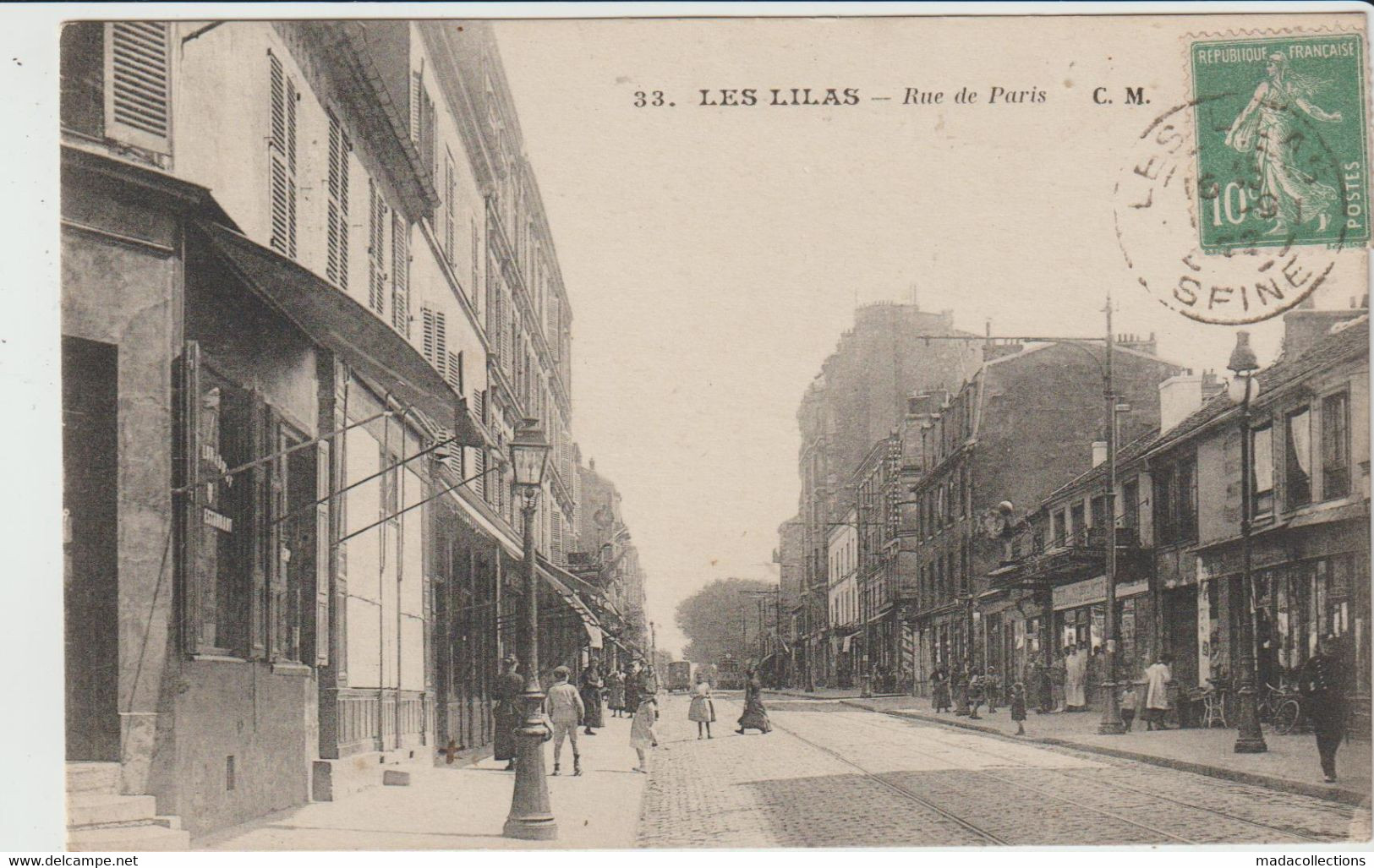 Les Lilas  (93 - Seine Saint Denis) La Rue De Paris - Les Lilas