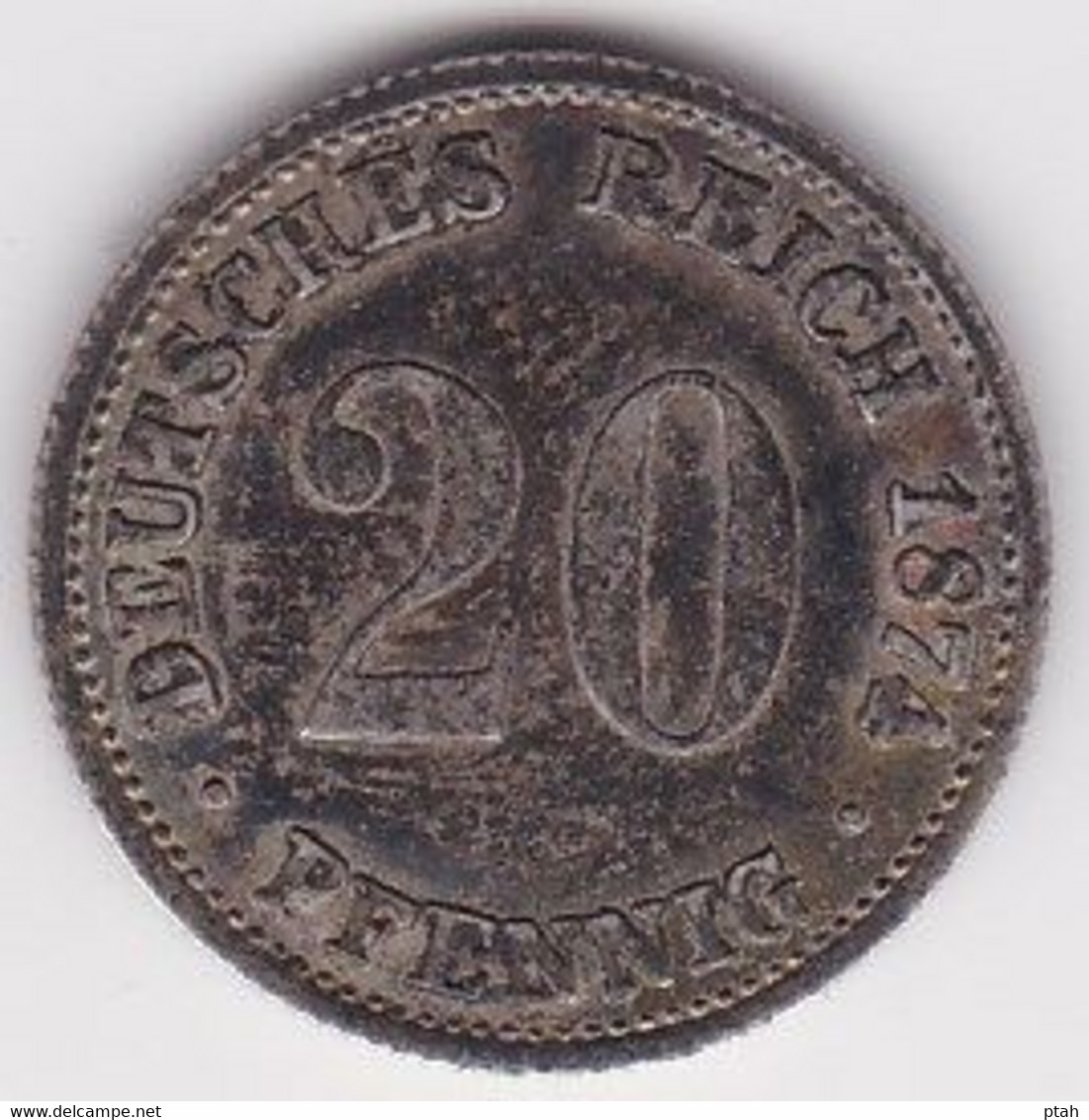 DEUTSCHLAND, 20 Pfennig 1874B - 20 Pfennig