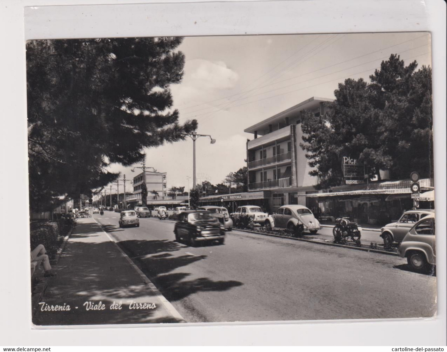 TIRRENIA  PISA  VIALE DEL TIRRENO AUTO CAR MAGGIOLINO VG - Pisa