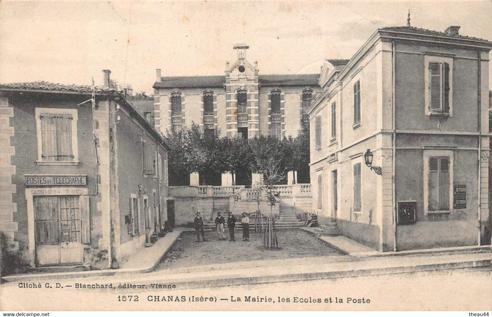 ¤¤  -   CHANAS    -  La Mairie, Les Ecoles Et La Poste      -   ¤¤ - Chanas