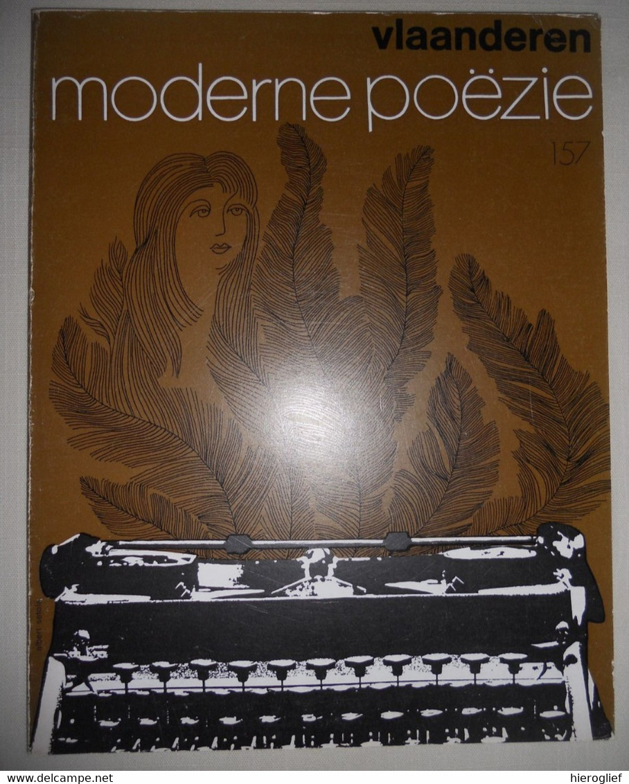 MODERNE POËZIE - Samenstelling Joost Vanbrussel - Tijdschrift VLAANDEREN 157 Dichters Gedicht - Dichtung