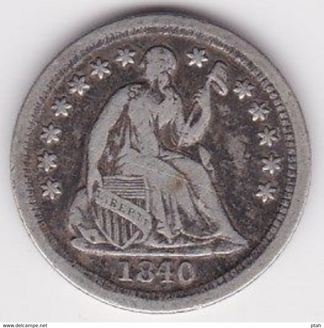 UNITED STATES, 1/2 Dime 1840O - Half Dimes