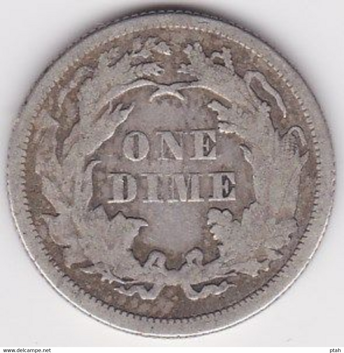 UNITED STATES, Dime 1869 - 1837-1891: Seated Liberty