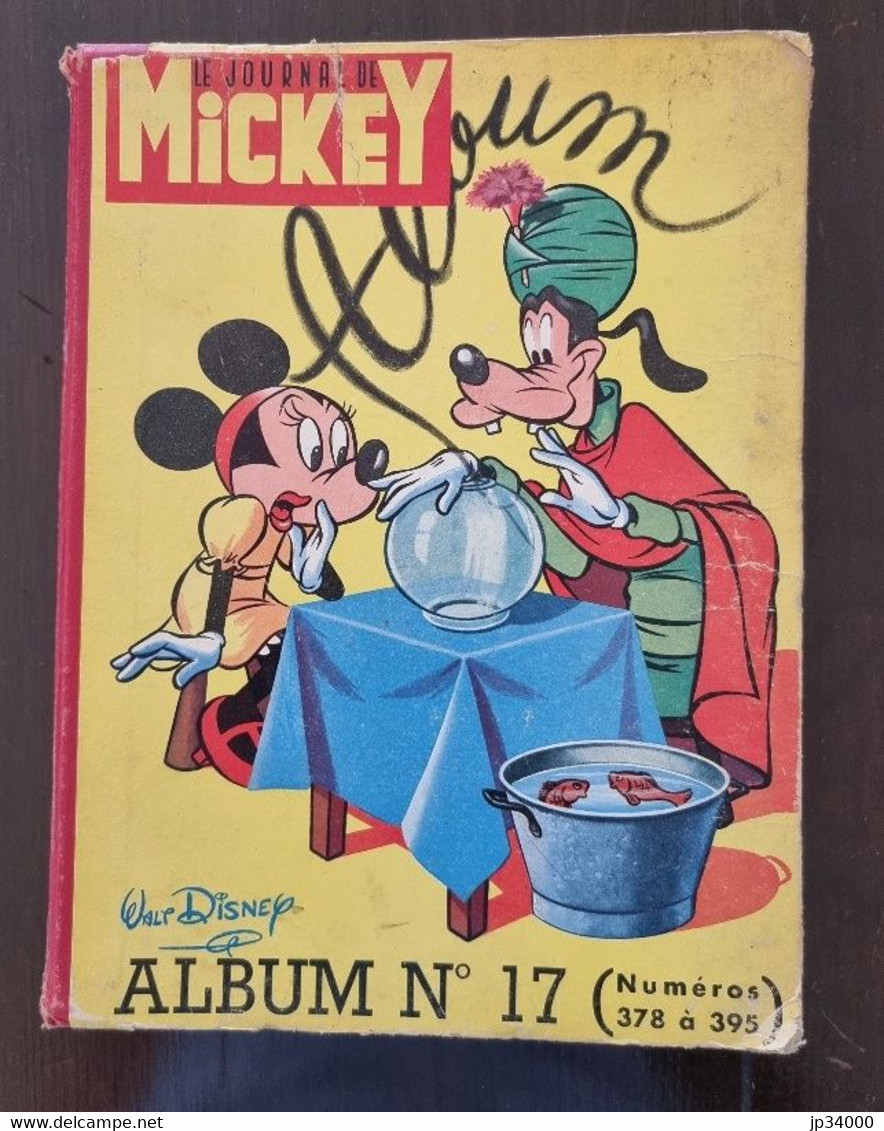 JOURNAL DE MICKEY Album N°17 (numéros 378 à 395) Publié En 1959 (reliure éditeur) - Journal De Mickey