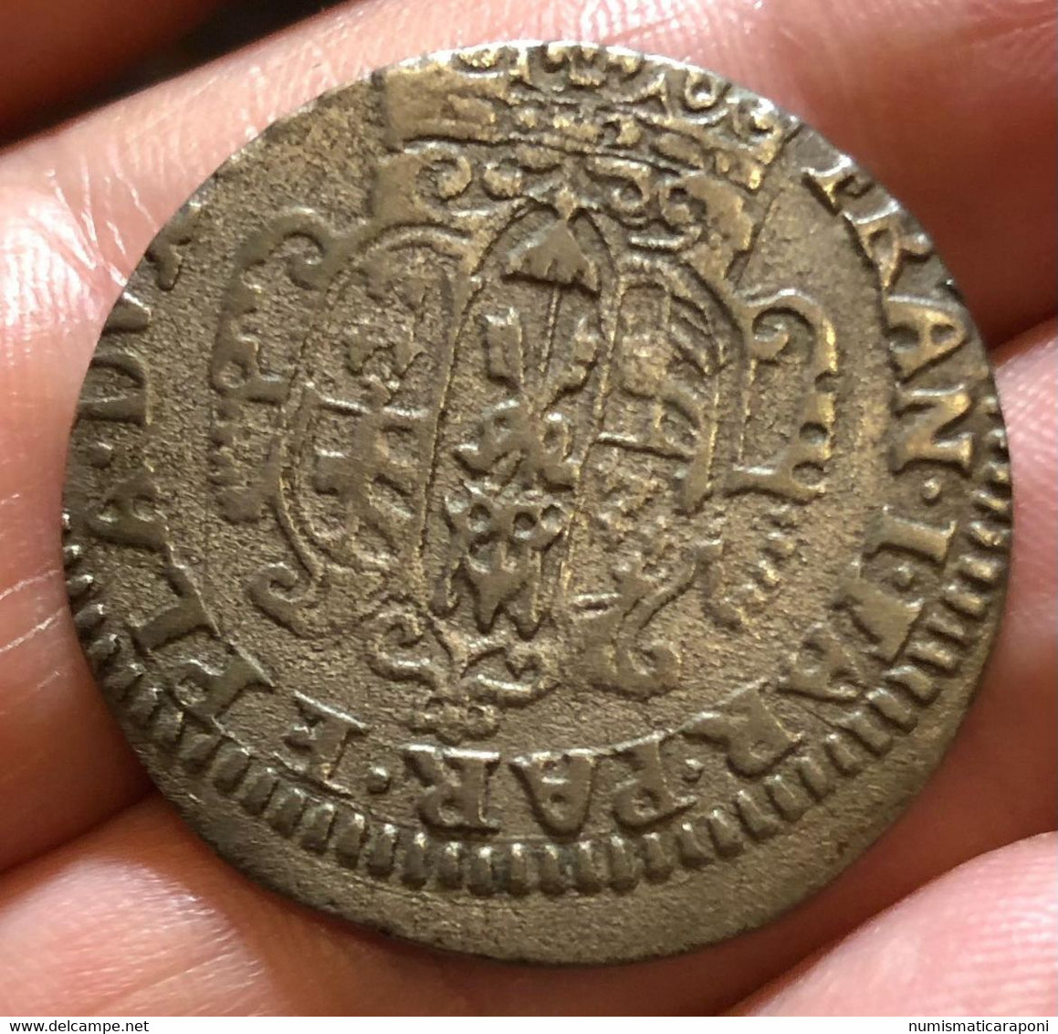 Parma Francesco Farnese 1694-1727 Lira Mir 1049 R Bb E.192 - Tuscan