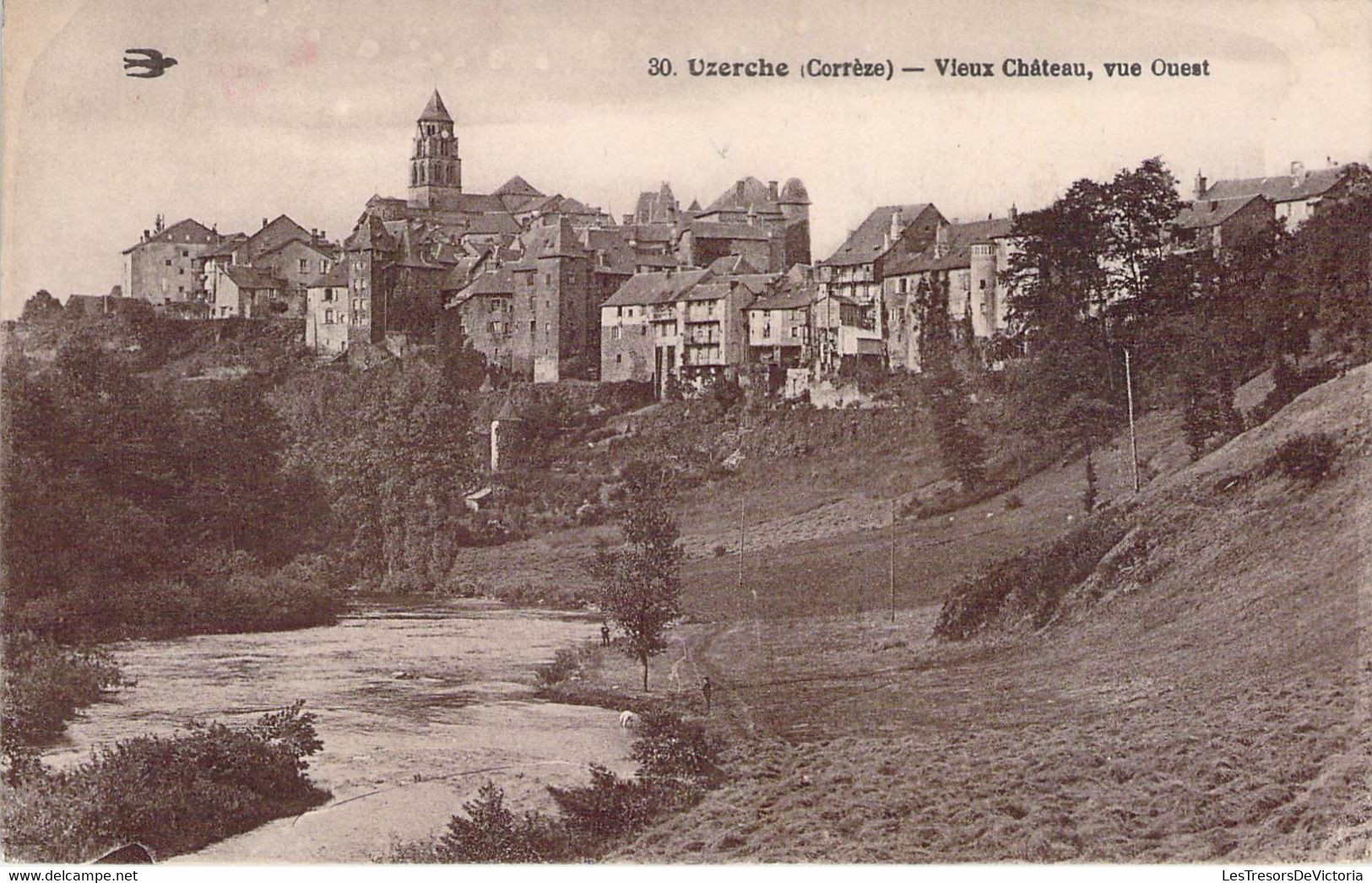 CPA - 19 - UZERCHE - Vieux Chateau - Vue Ouest - Uzerche