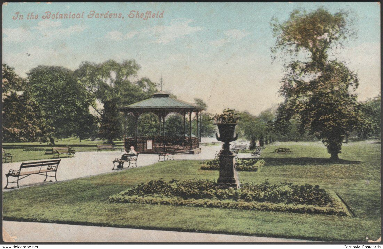 In The Botanical Gardens, Sheffield, Yorkshire, C.1905-10 - Valentine's Postcard - Sheffield
