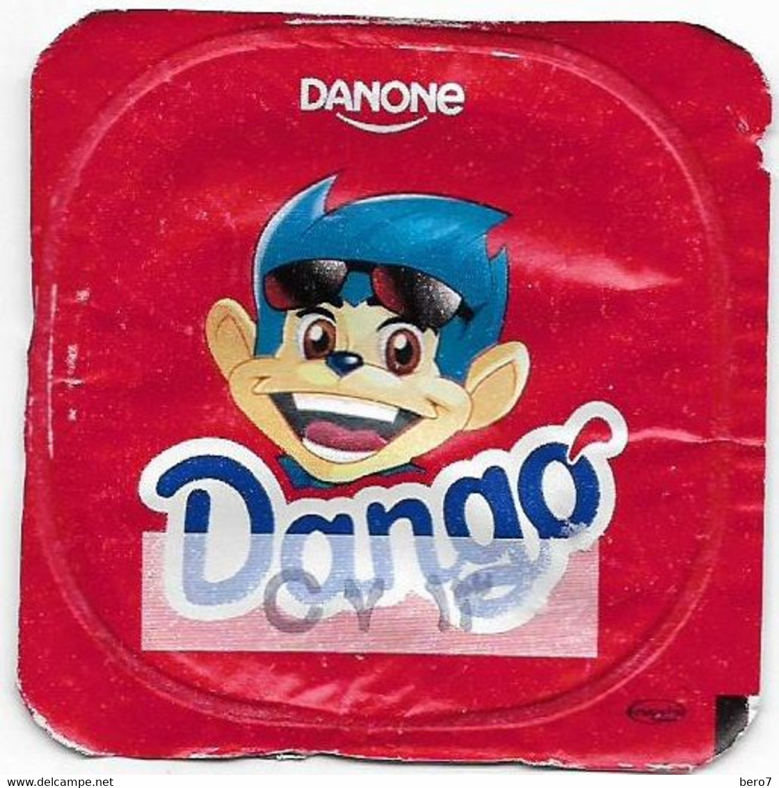 Egypt - Couvercle De Yoghurt Danone "Dango" Arabic (foil) (Egypte) (Egitto) (Ägypten) (Egipto) (Egypten) Africa - Milchdeckel - Kaffeerahmdeckel