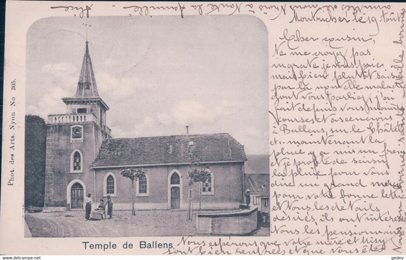 Ballens VD, Le Temple (305) - Ballens