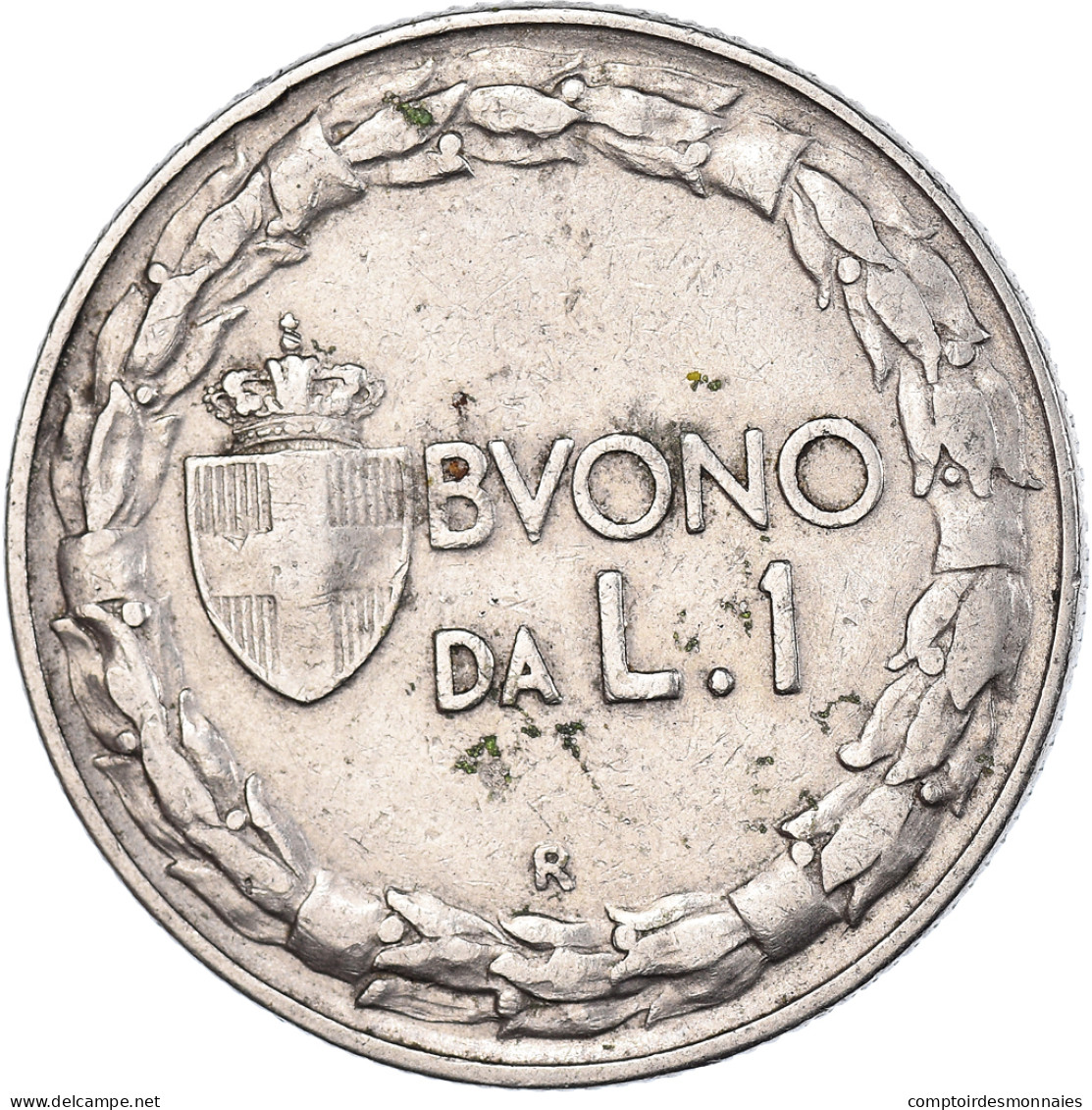 Monnaie, Italie, Vittorio Emanuele III, Lira, 1922, Rome, TB, Nickel, KM:62 - 1 Lira