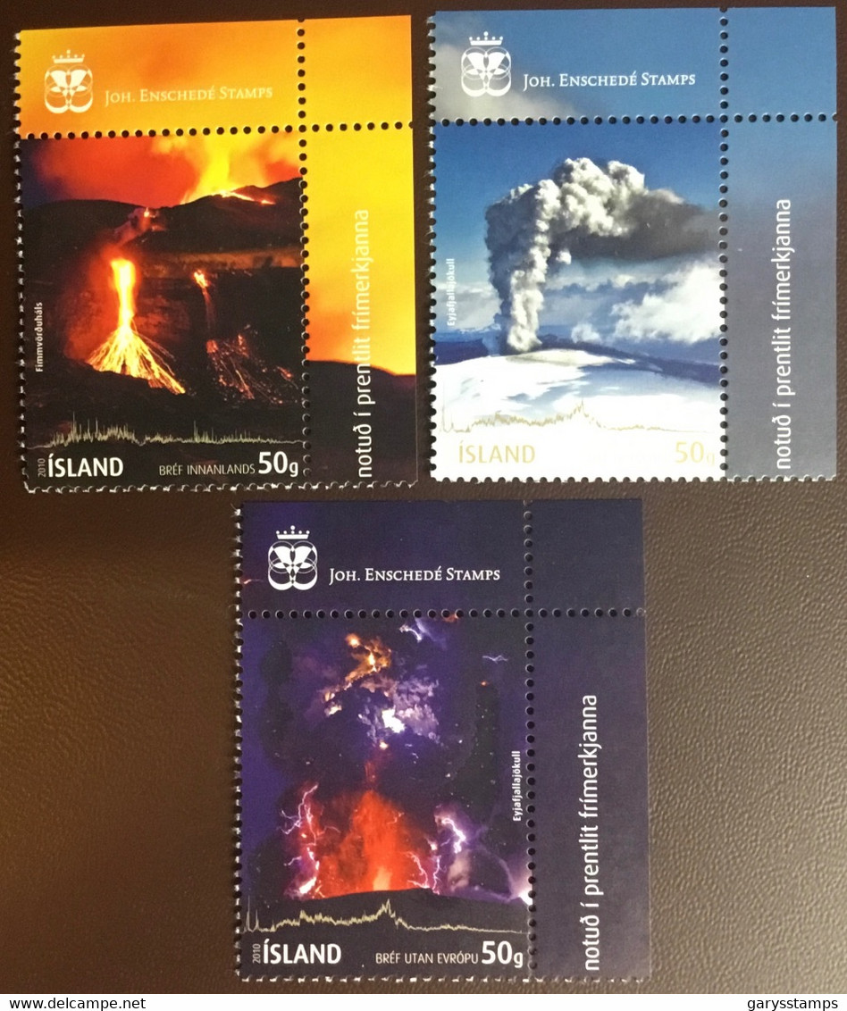 Iceland 2010 Volcanic Eruption MNH - Unused Stamps