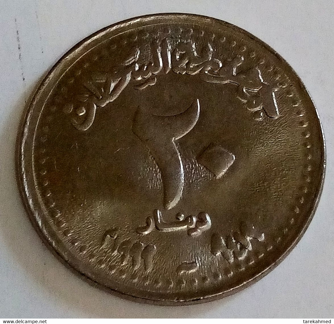 Sudan , 20 Dinars , 1419 (1999 ,  KM 116.1 , UNC , Agouz - Sudan