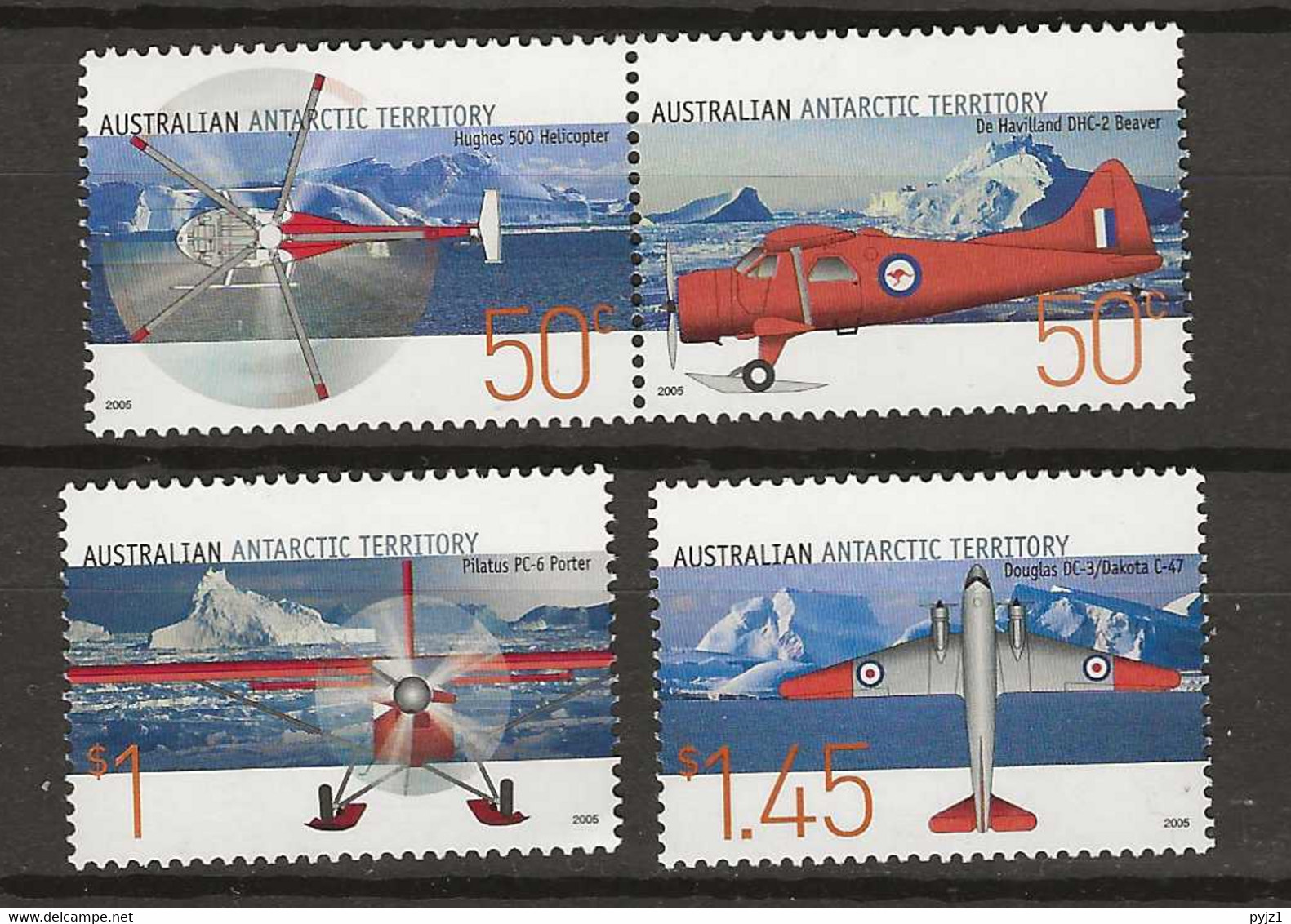 2005 MNH Australian Antarctic Territory, Mi 161-64 Postfris** - Unused Stamps