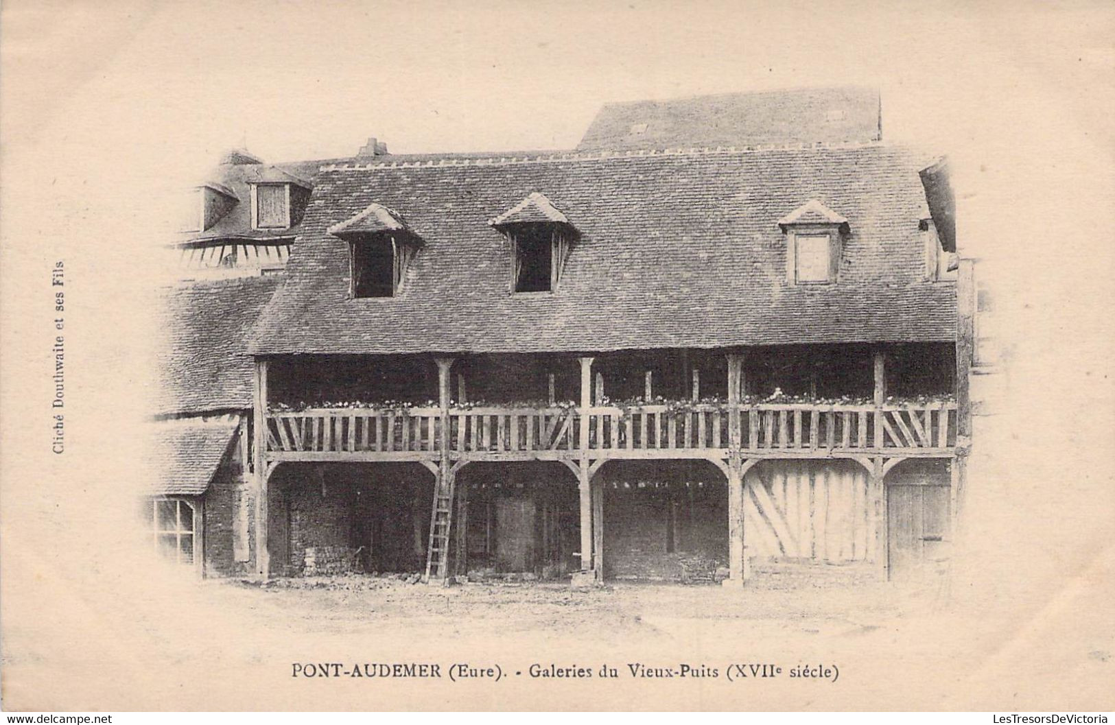 CPA - 27 - PONT AUDEMER - Carte Précurseur - Galeries Du Vieux Puits - Pont Audemer