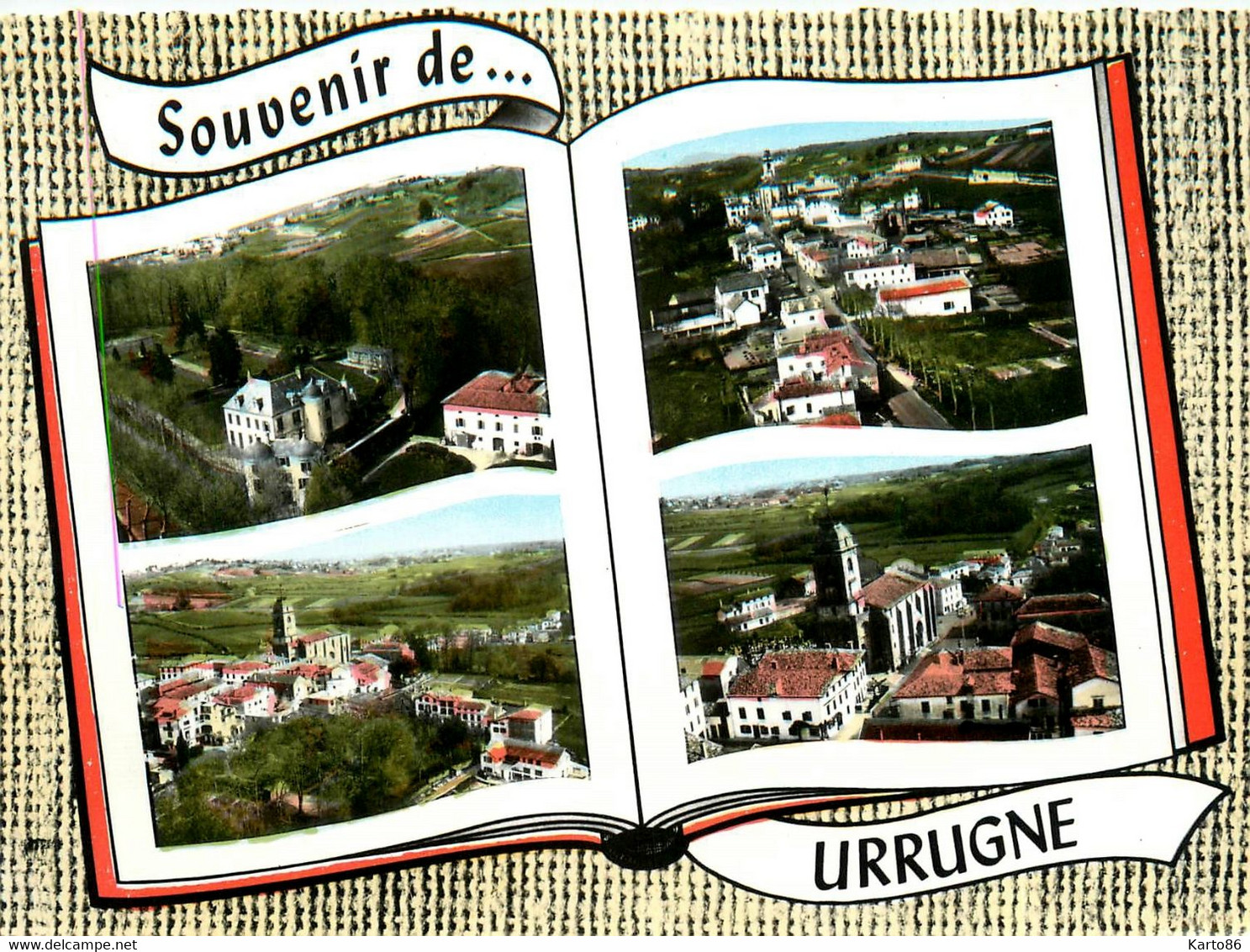 Urrugne * Souvenir Du Village * Cp 4 Vues - Urrugne