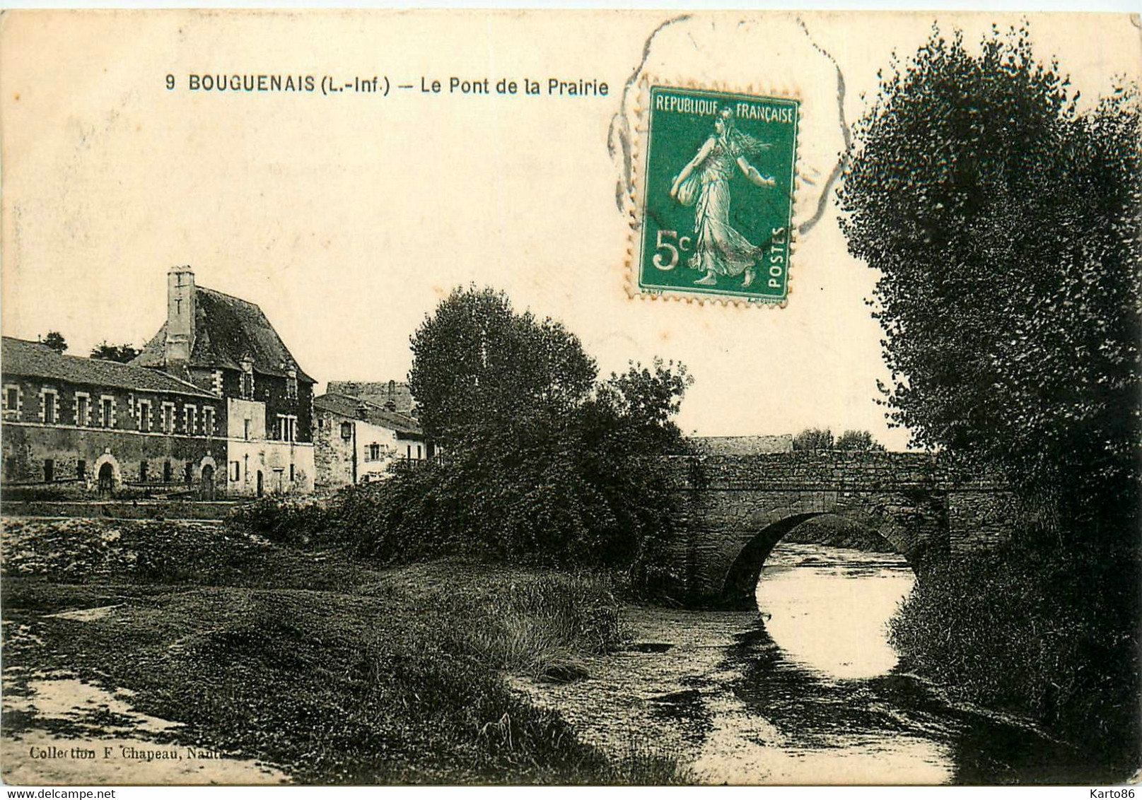 Bouguenais * Vue Sur Le Pont De La Prairie - Bouguenais