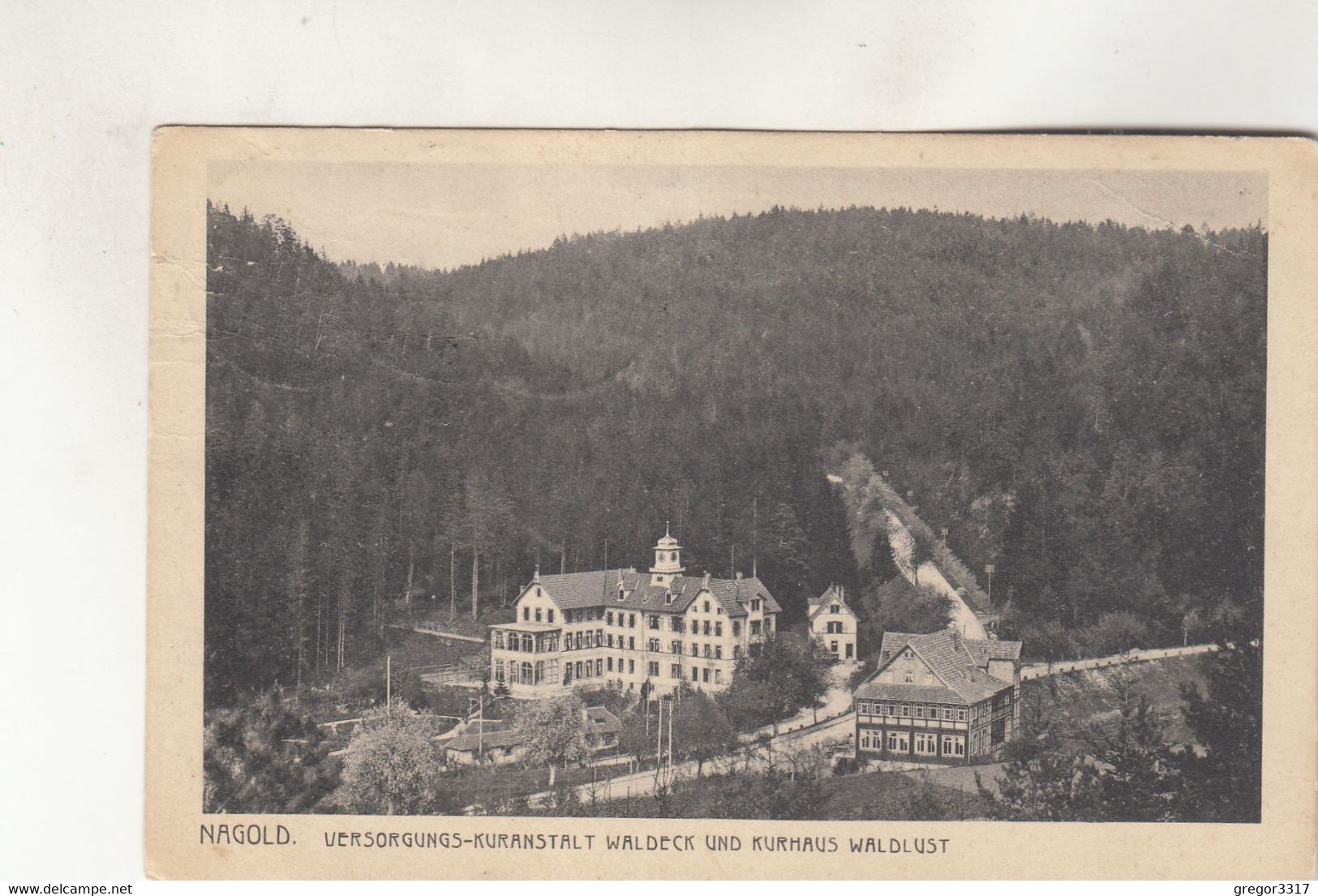 B5567) NAGOLD - Versorgungs Kuranstalt WALDECK Und Kurhaus Waldlust ALT ! - Nagold