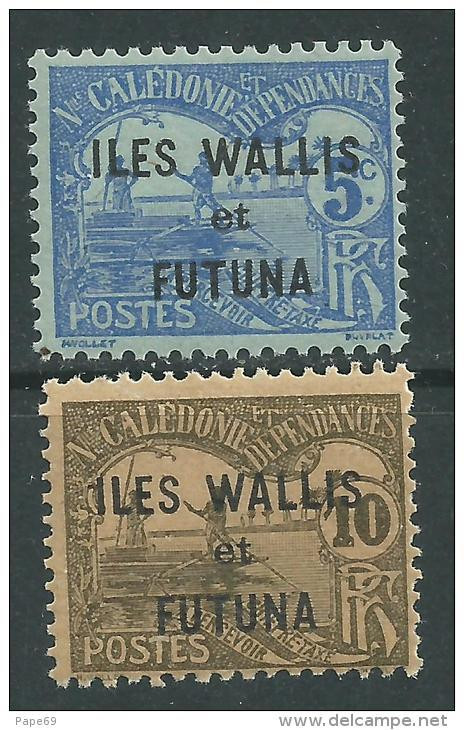 Wallis Et Futuna Taxe  N° 1 / 2 XX : Les 2  Valeurs Sans Charnière, TB - Portomarken