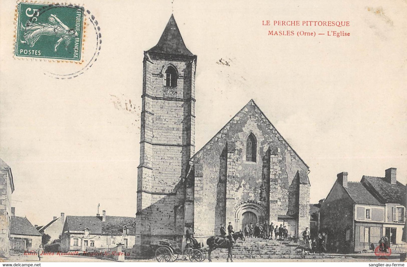 CPA 61 MASLES EGLISE - Otros & Sin Clasificación